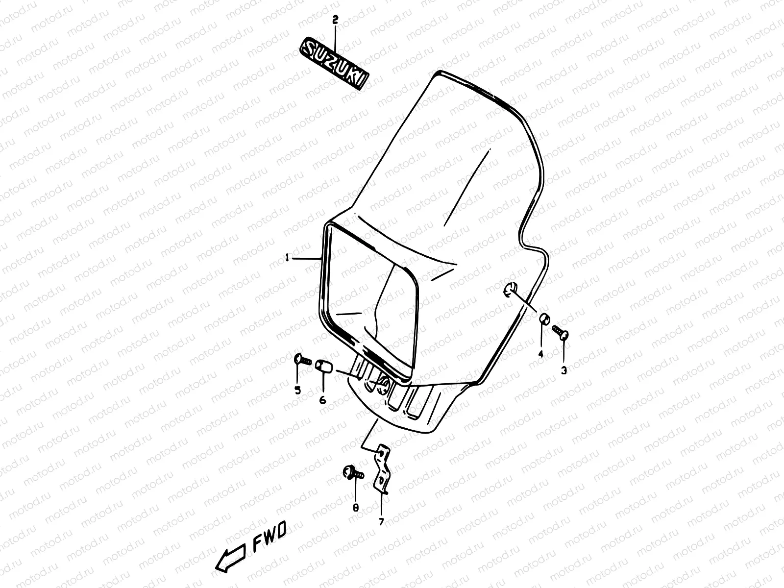 35A - HEADLAMP COVER (E24)