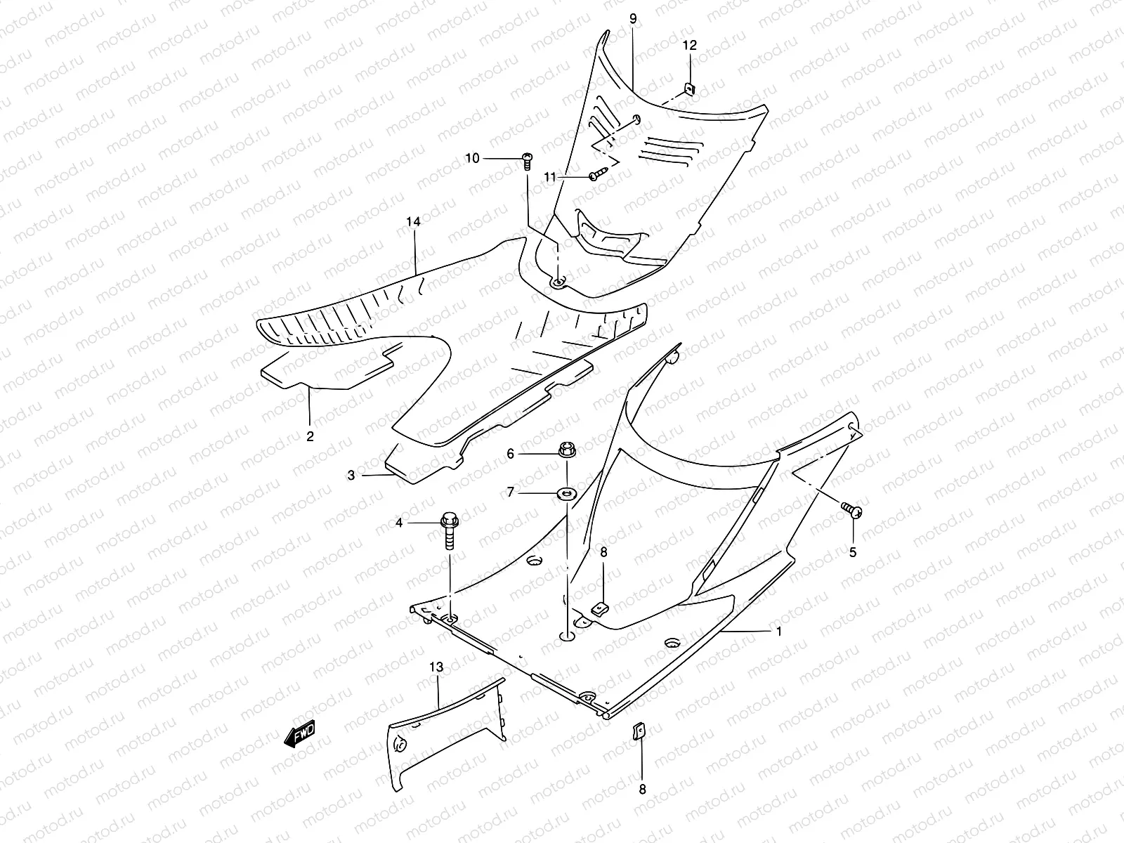 35A - REAR LEG SHIELD (MODEL X/Y)