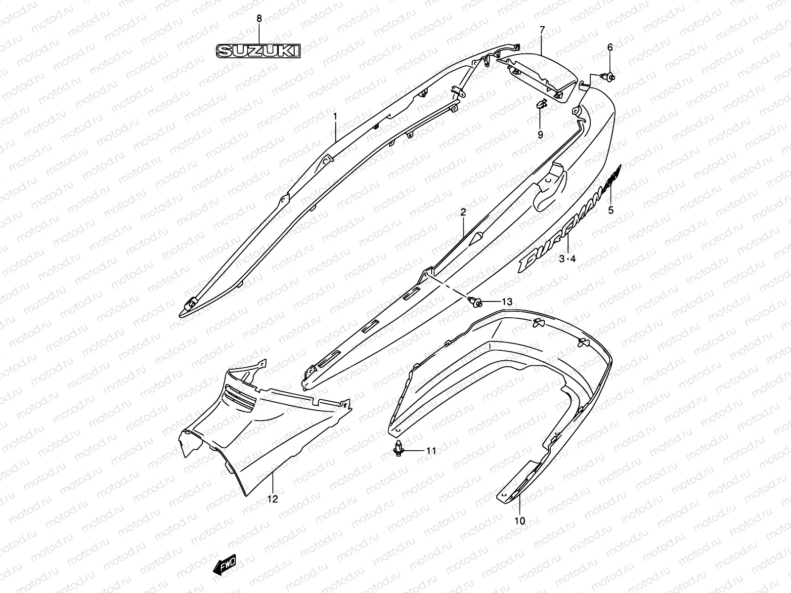 35B - FRAME COVER (AN400K5/K6)