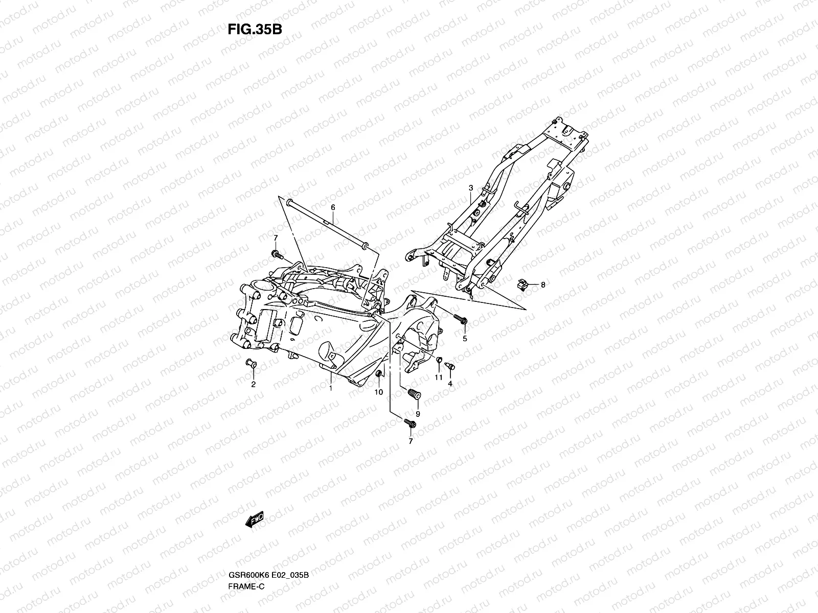 35B - FRAME (MODEL K8/K9)