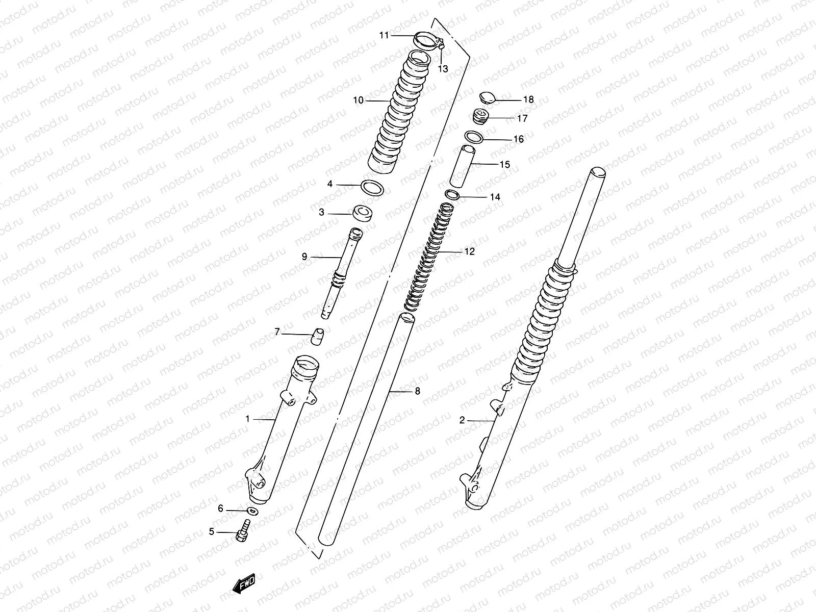 35B - FRONT DAMPER (MODEL K1 E71)