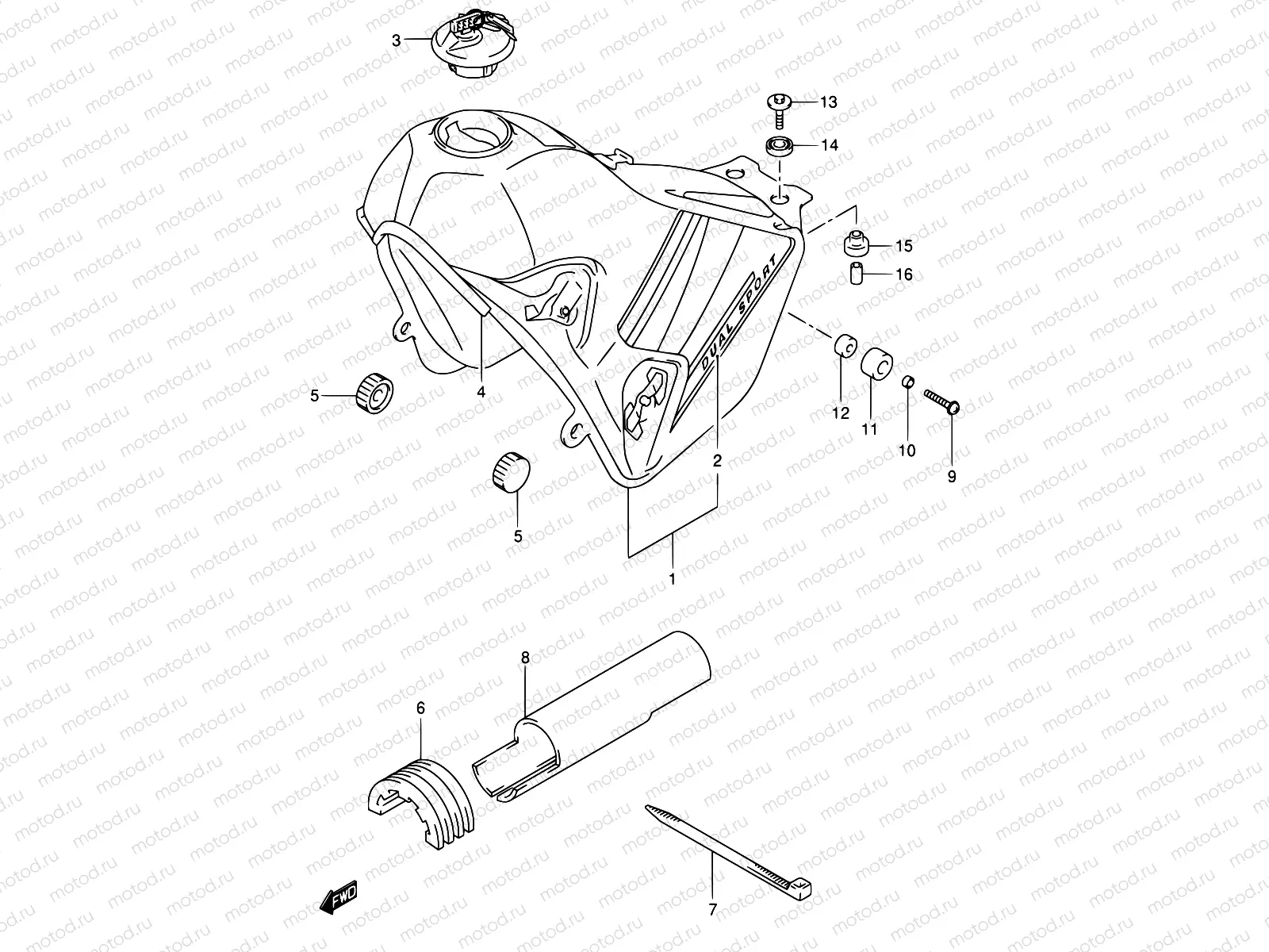 35B - FUEL TANK (MODEL K2)