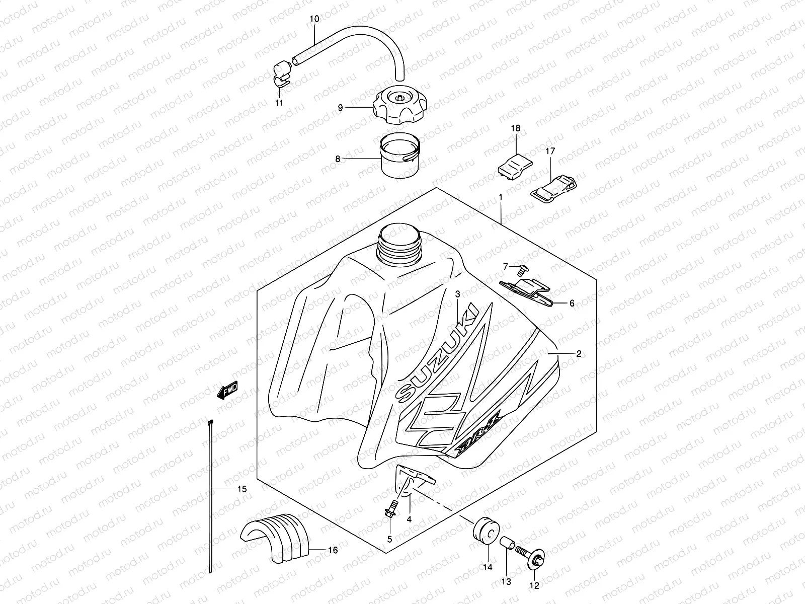 35B - FUEL TANK (MODEL K3)