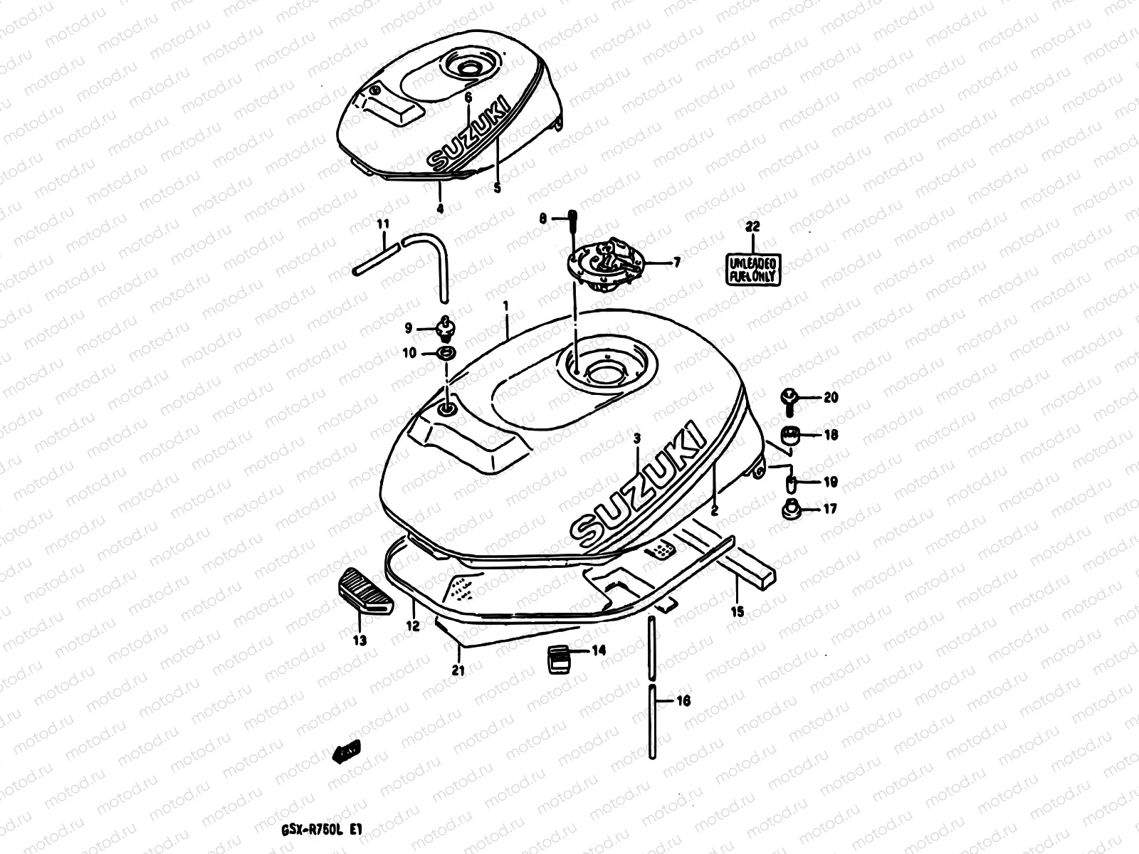 35B - FUEL TANK (MODEL L)