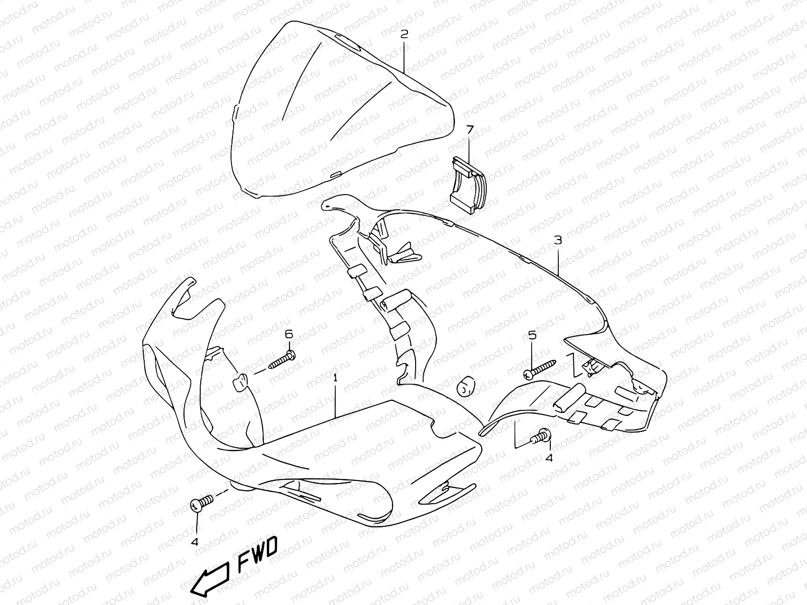 35B - HANDLE COVER (MODEL AY50 Y)