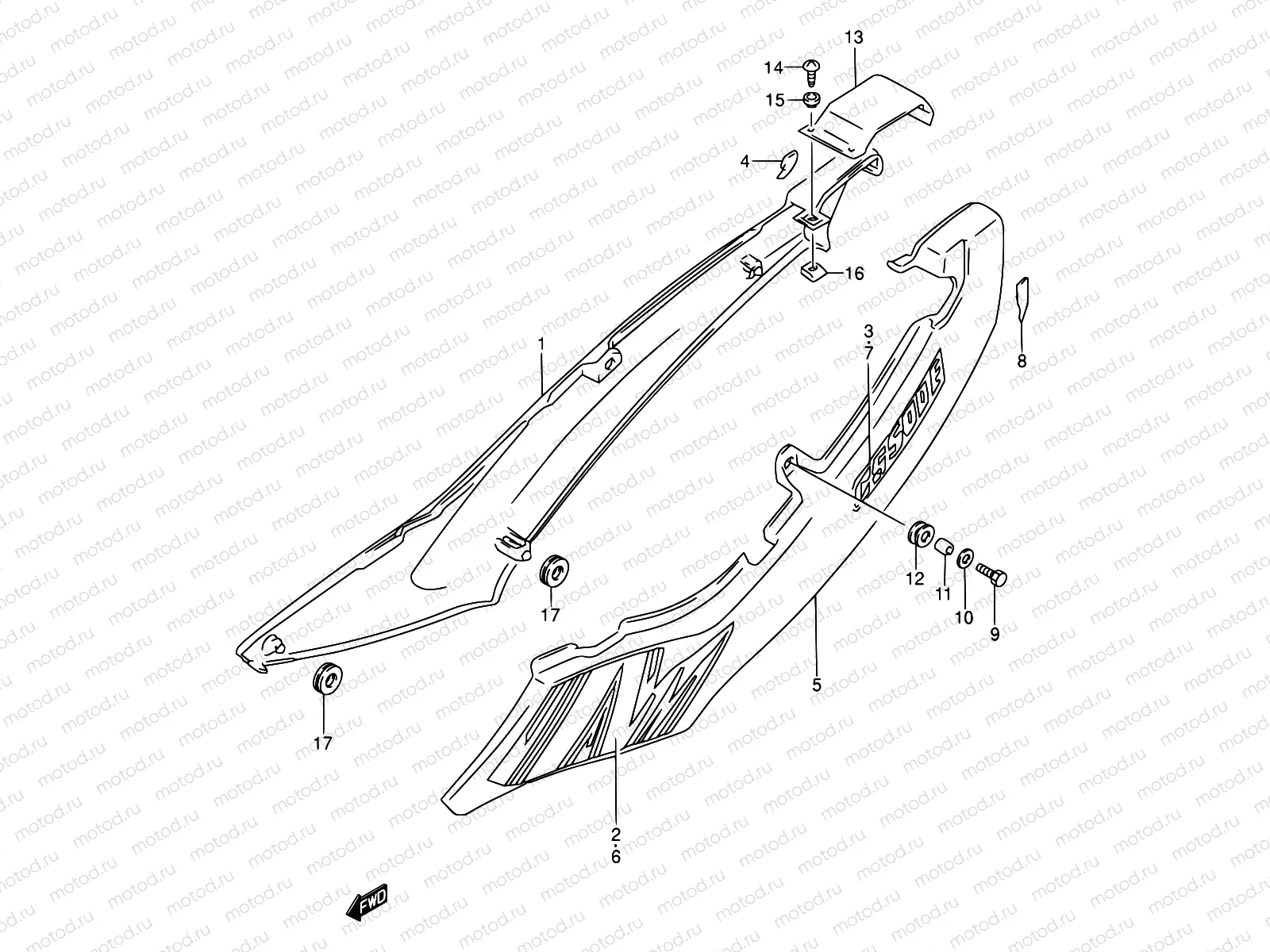 35C - FRAME COVER (MODEL P)