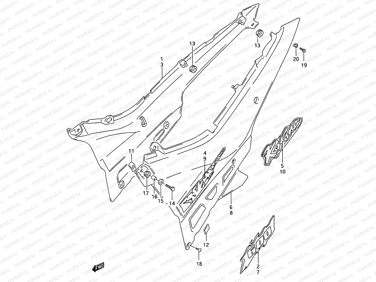 35C - FRAME COVER (MODEL R/S)