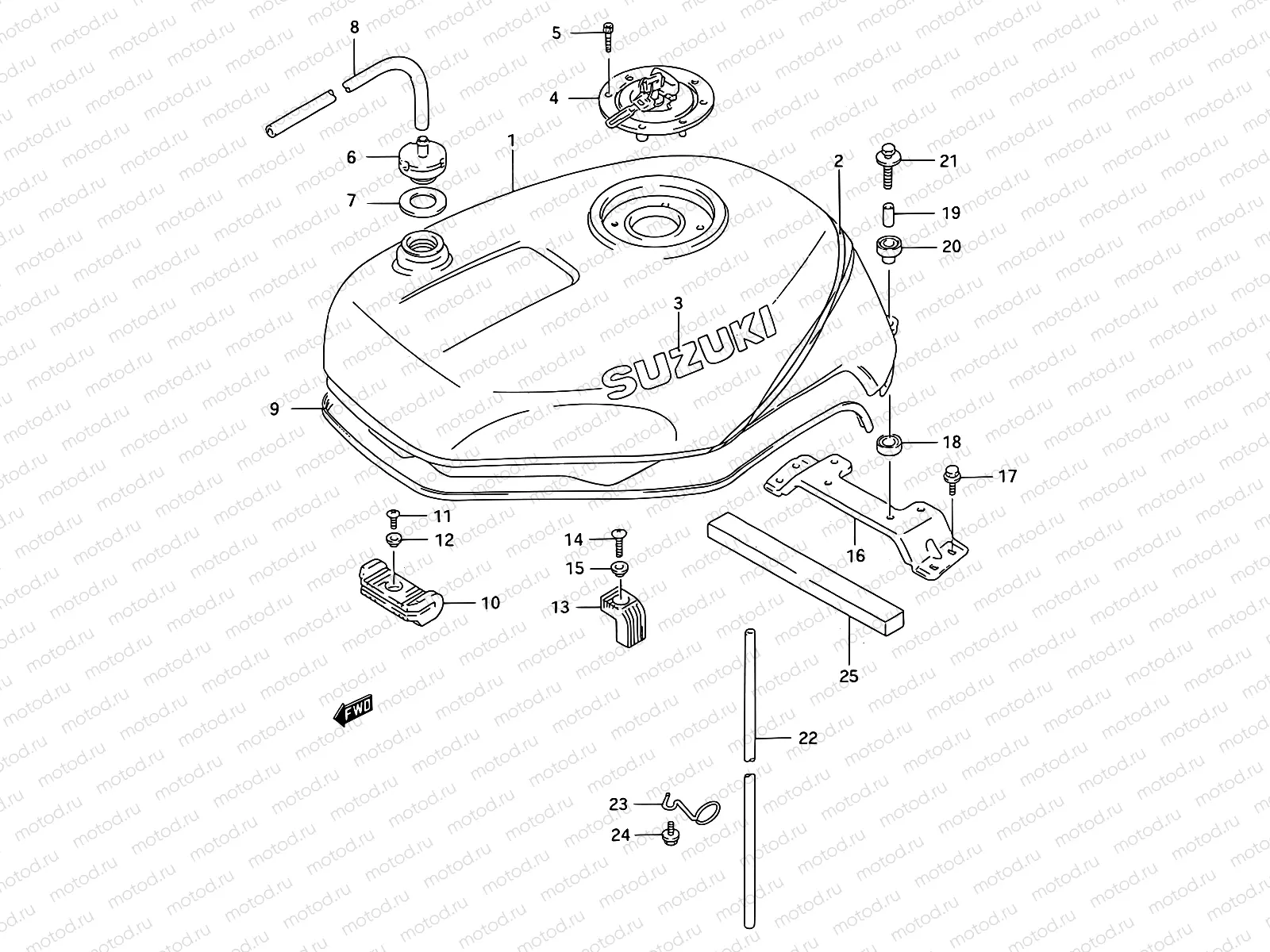 35C - FUEL TANK (MODEL S)