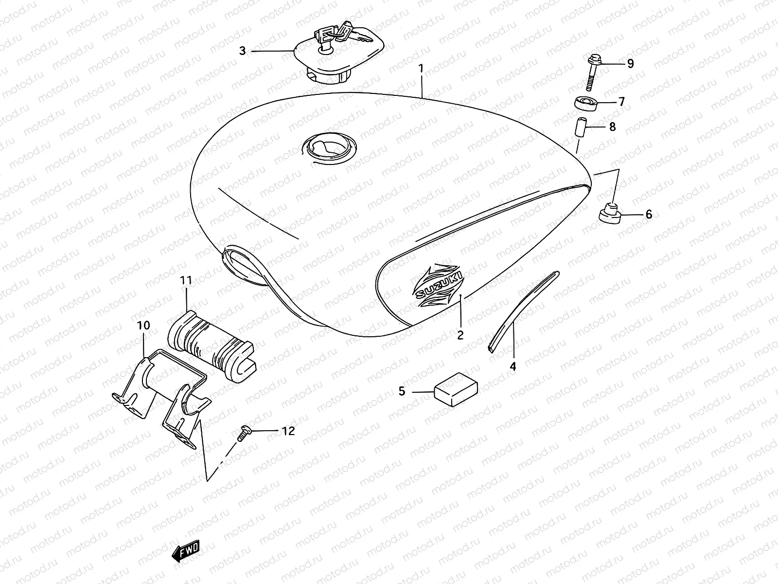 35C - FUEL TANK (MODEL S)