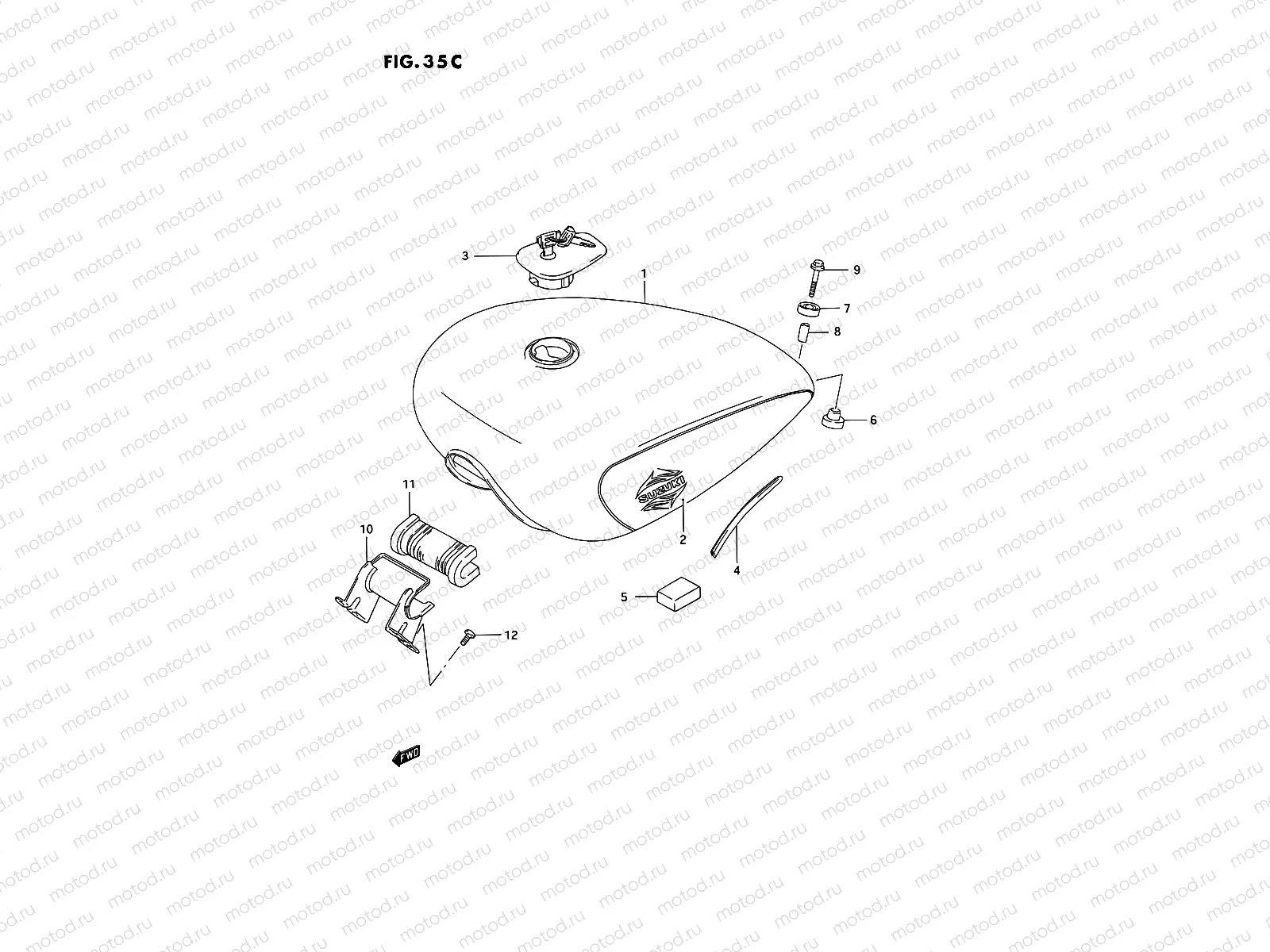 35C - FUEL TANK (MODEL S)