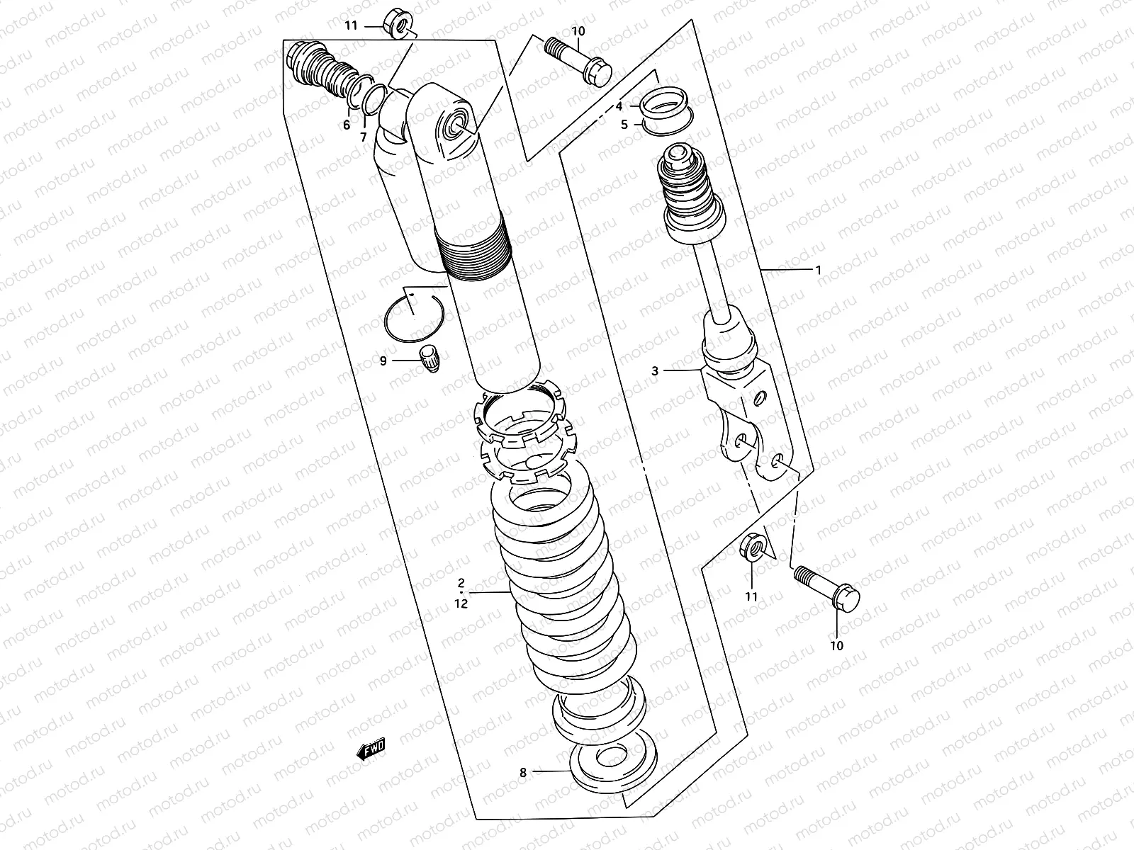 35C - SHOCK ABSORBER (MODEL M/N/P/R/S)