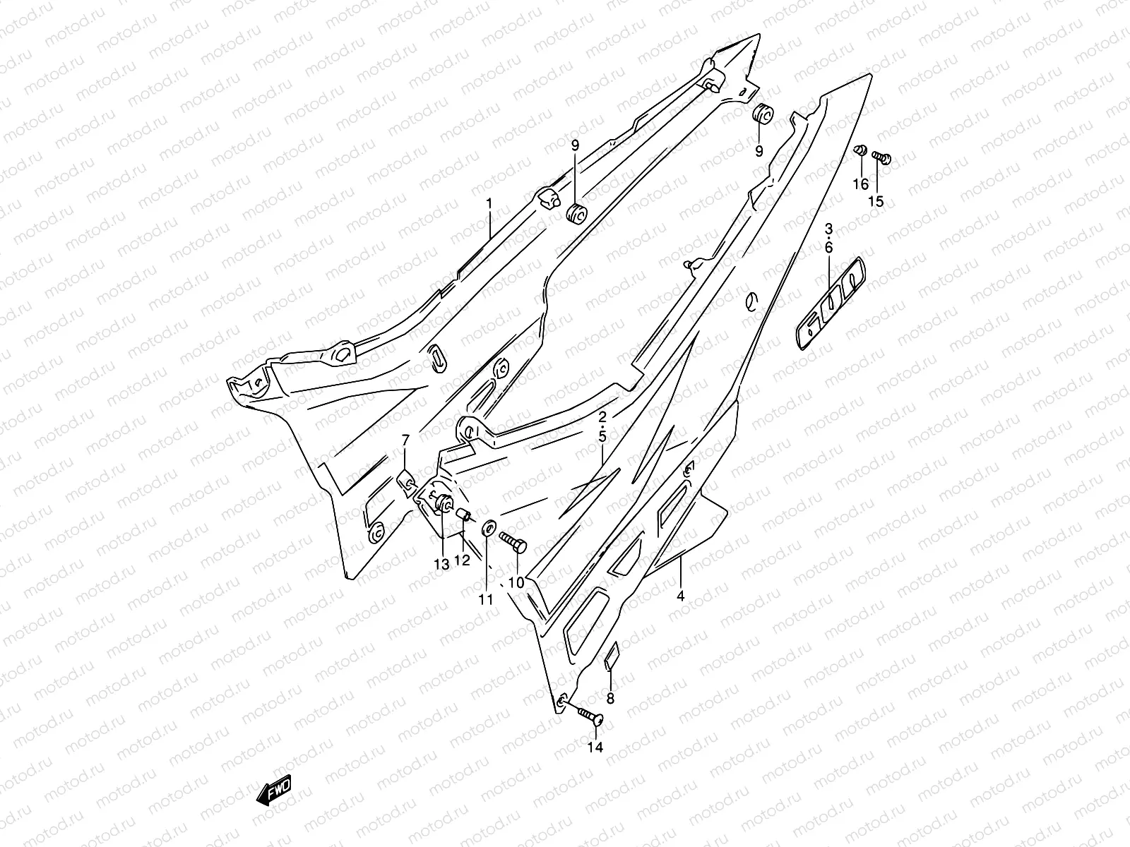 35F - FRAME COVER (MODEL T)