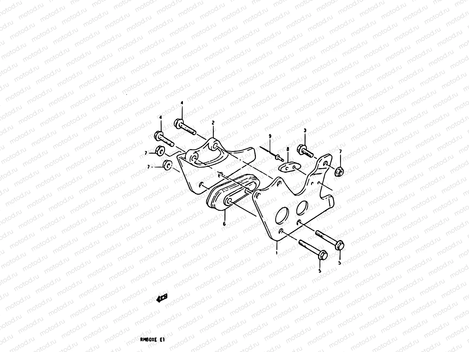 36 - CHAIN GUIDE (MODEL E)