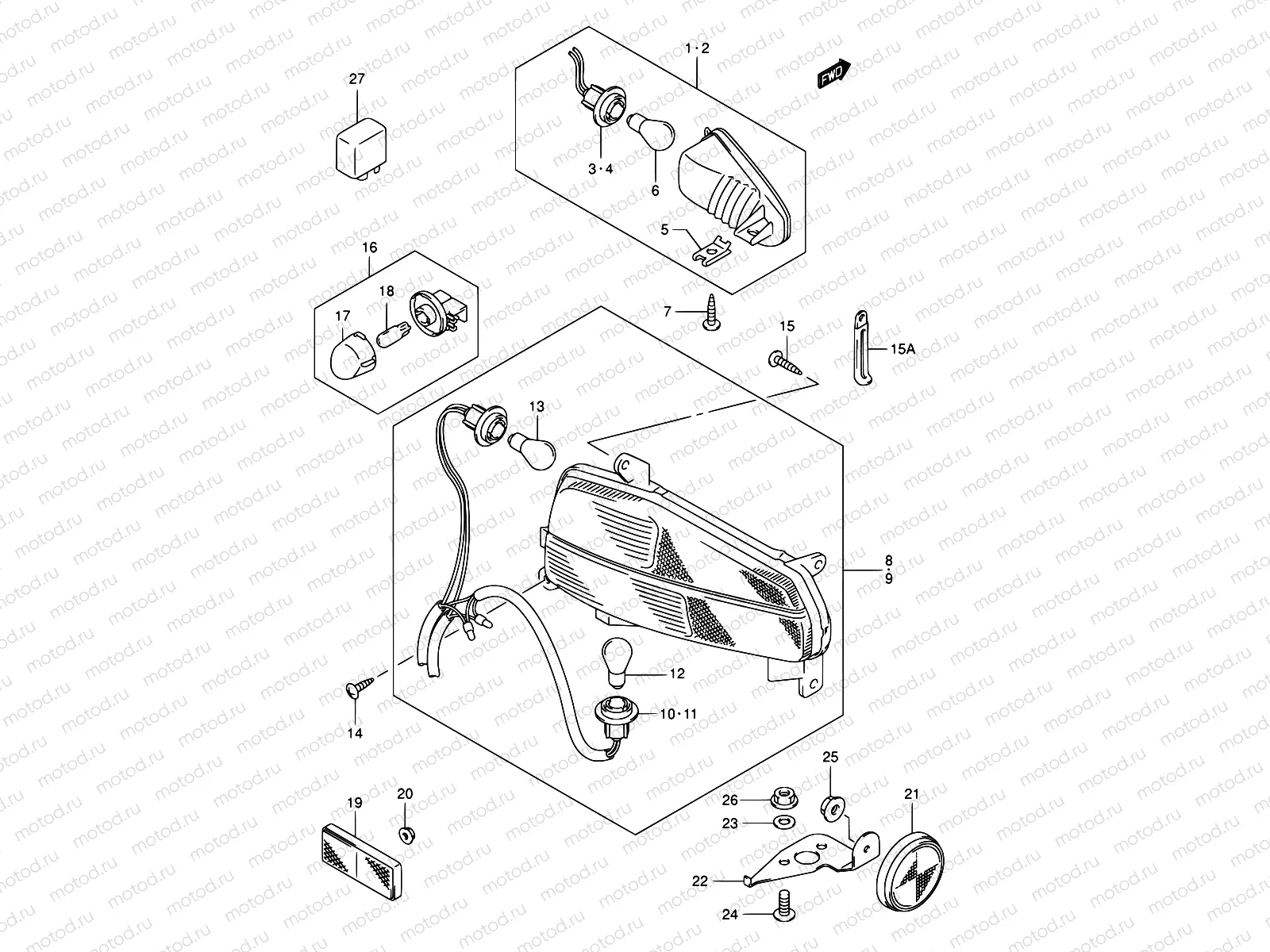 36 - COMBINATION LAMP (MODEL K3/K4)