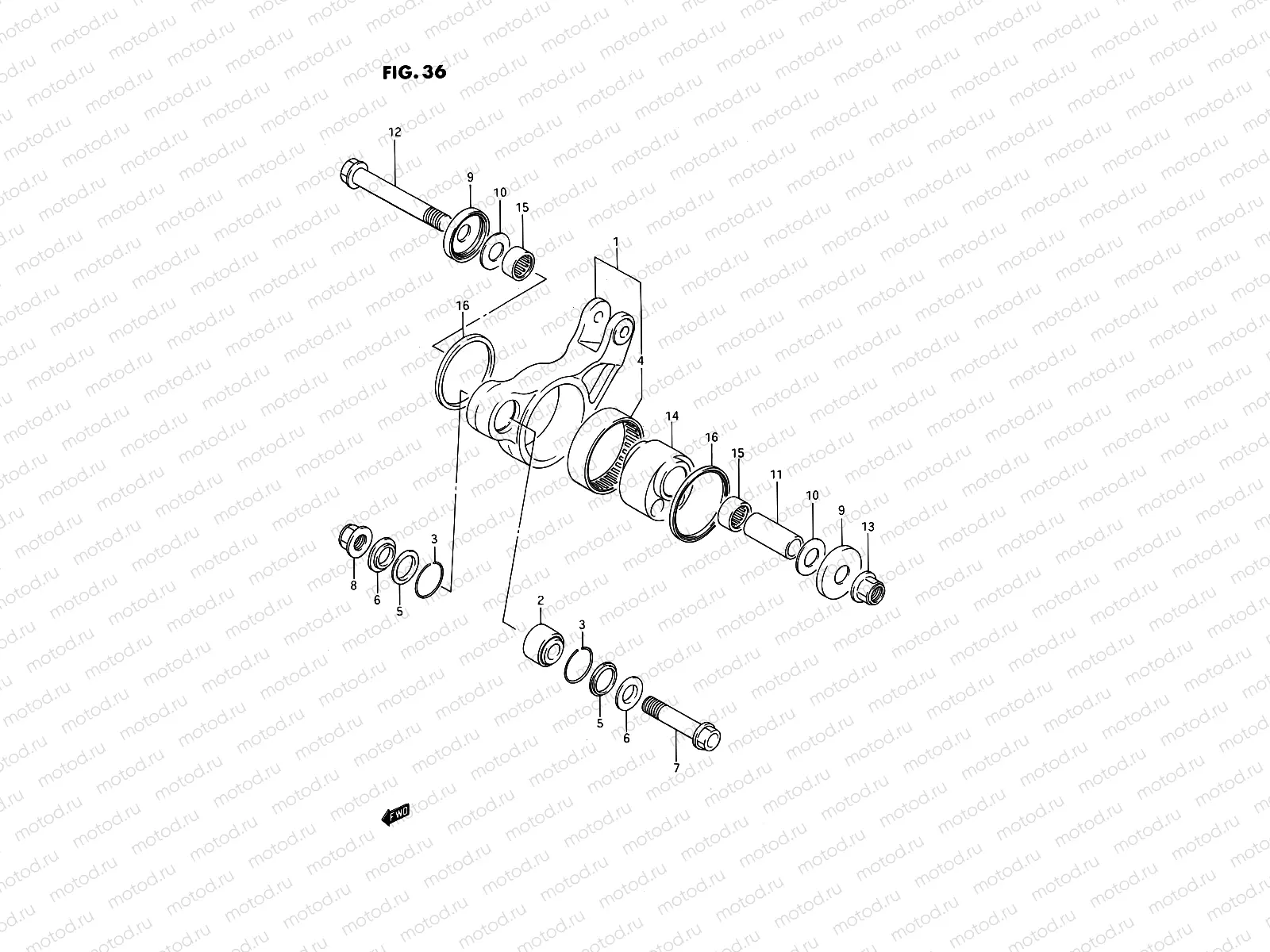 36 - CUSHION LEVER (MODEL G)