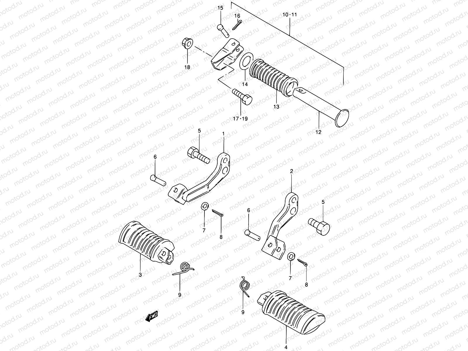 36 - FOOTREST