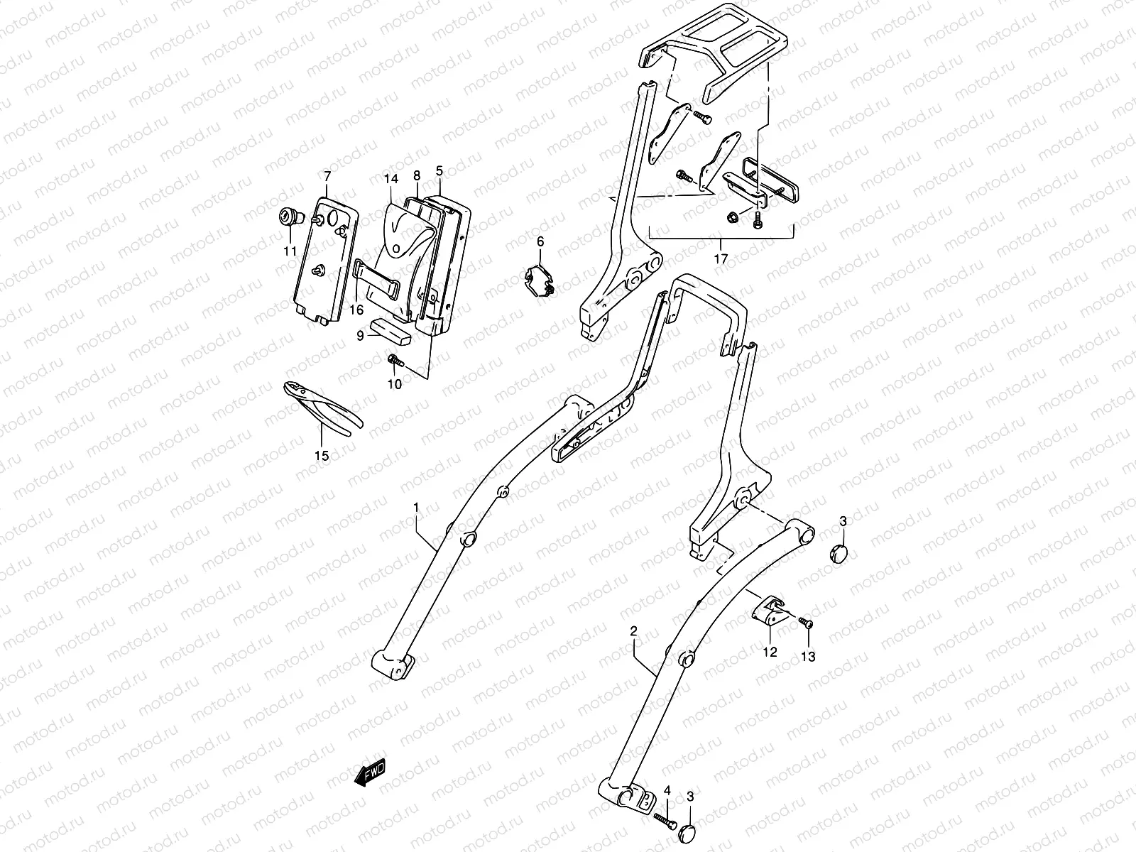 36 - FRAME HANDLE GRIP (MODEL K1/K2/K3/K4)