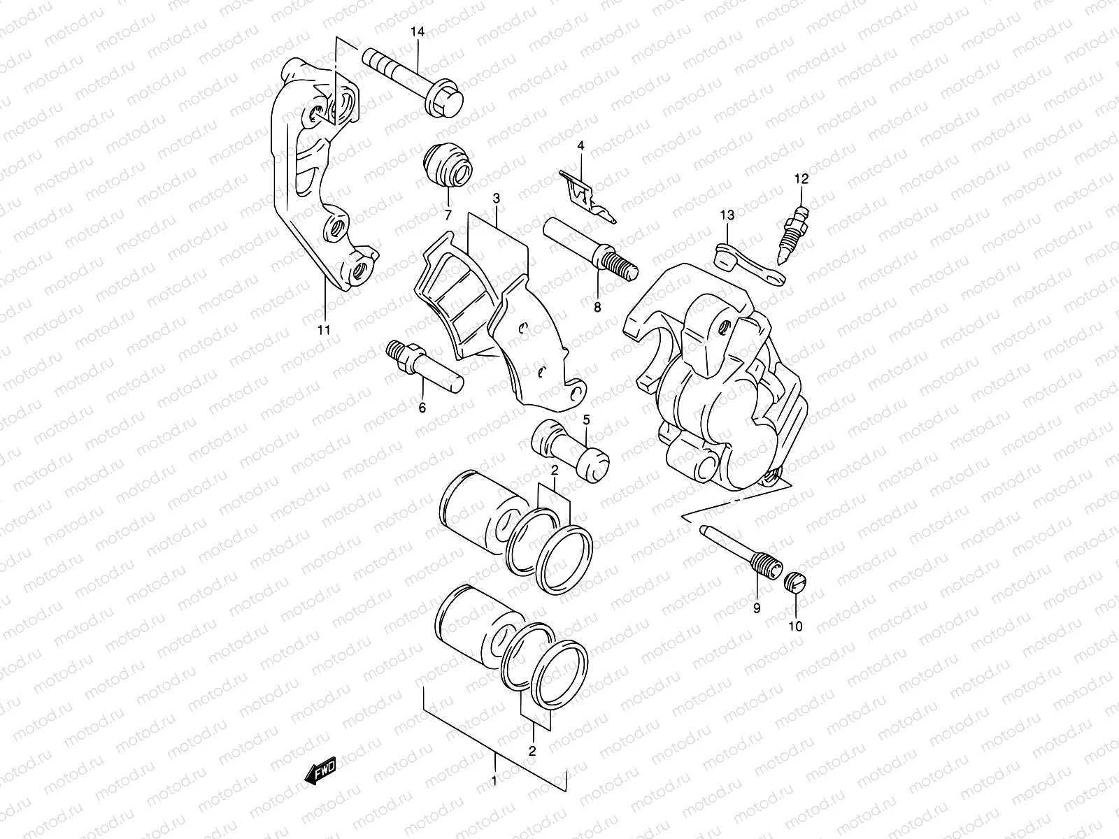 36 - FRONT CALIPER