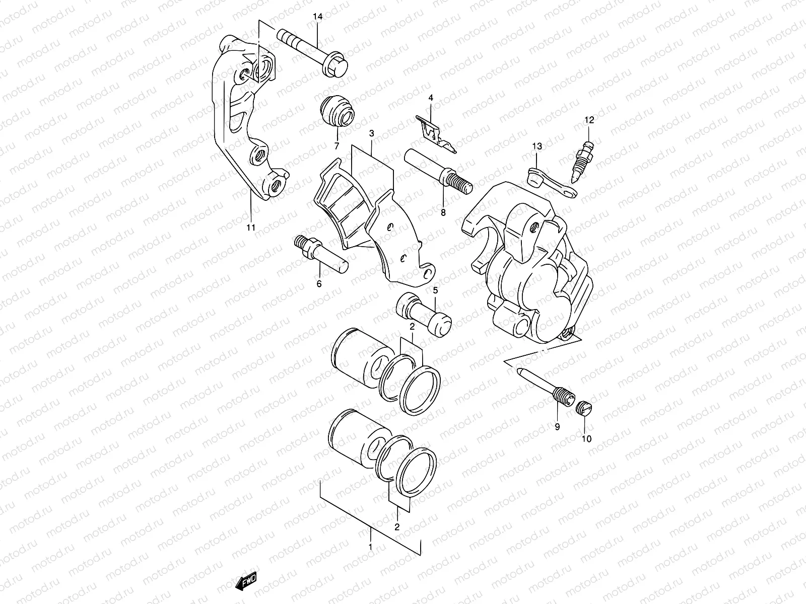 36 - FRONT CALIPER
