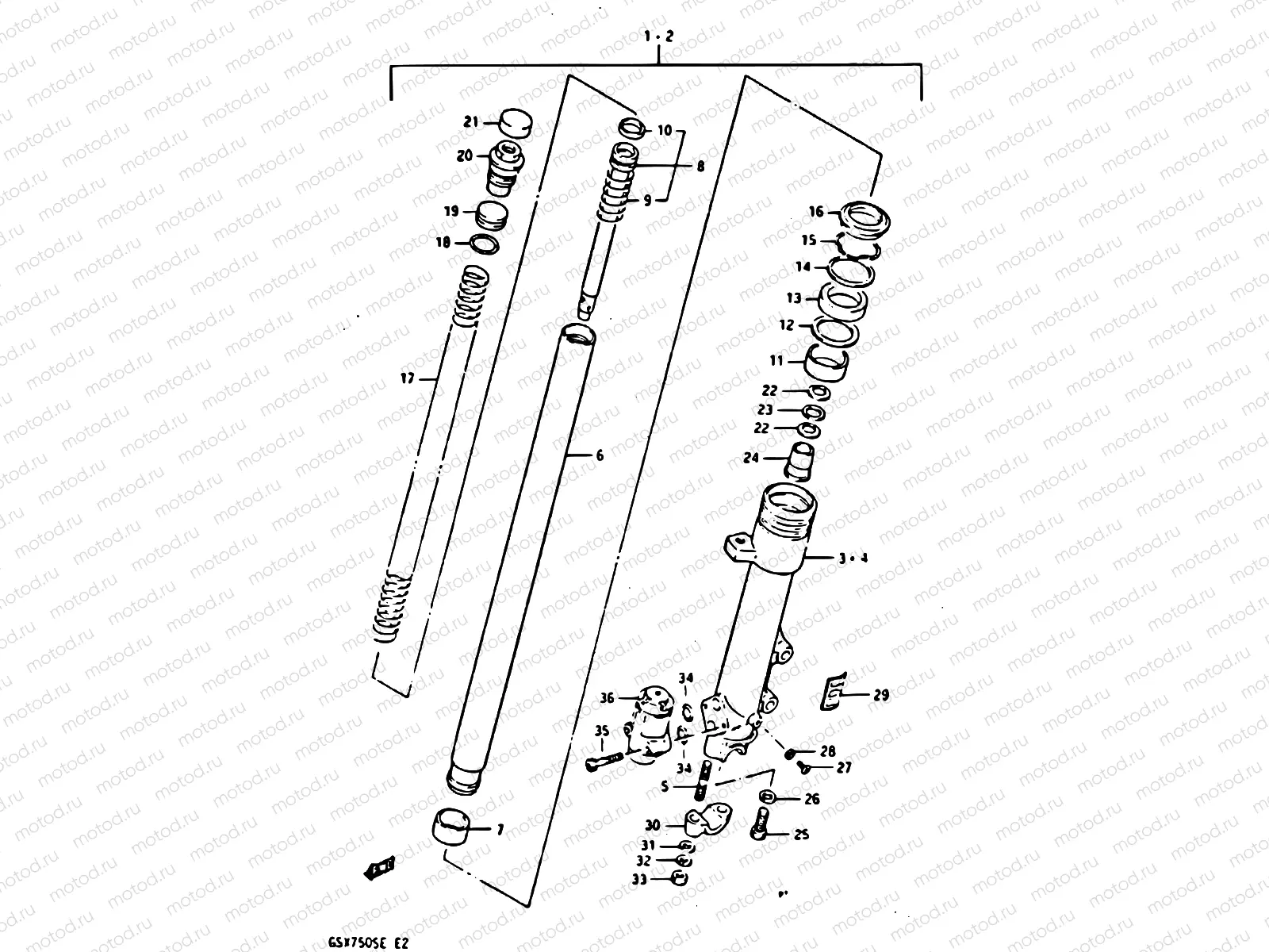 36 - FRONT DAMPER