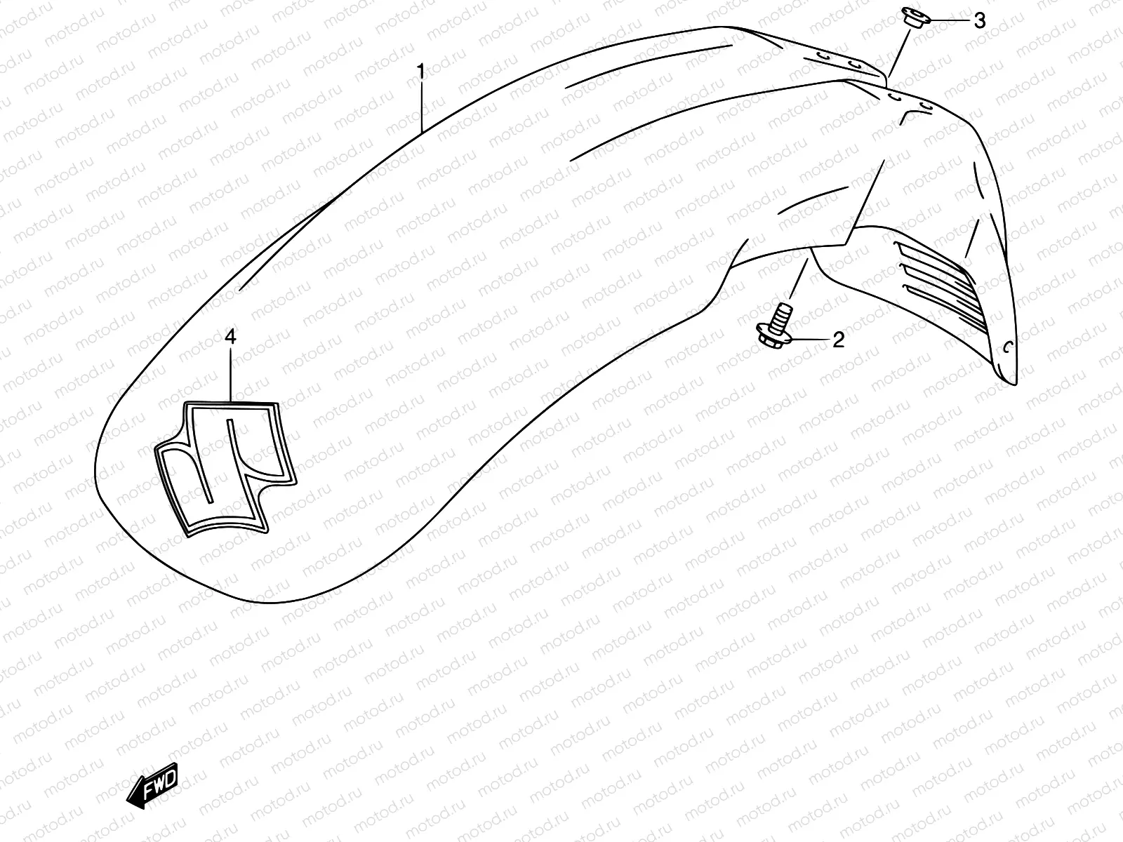 36 - FRONT FENDER