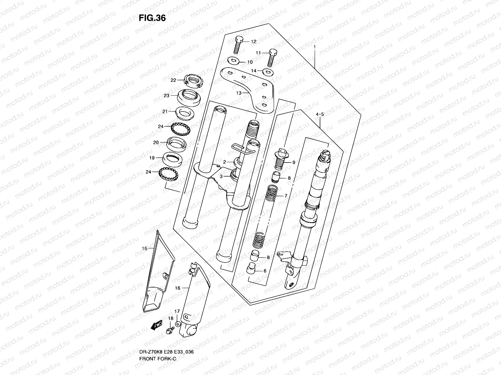 36 - FRONT FORK