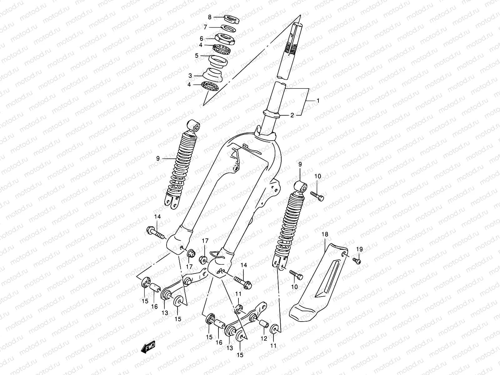 36 - FRONT FORK