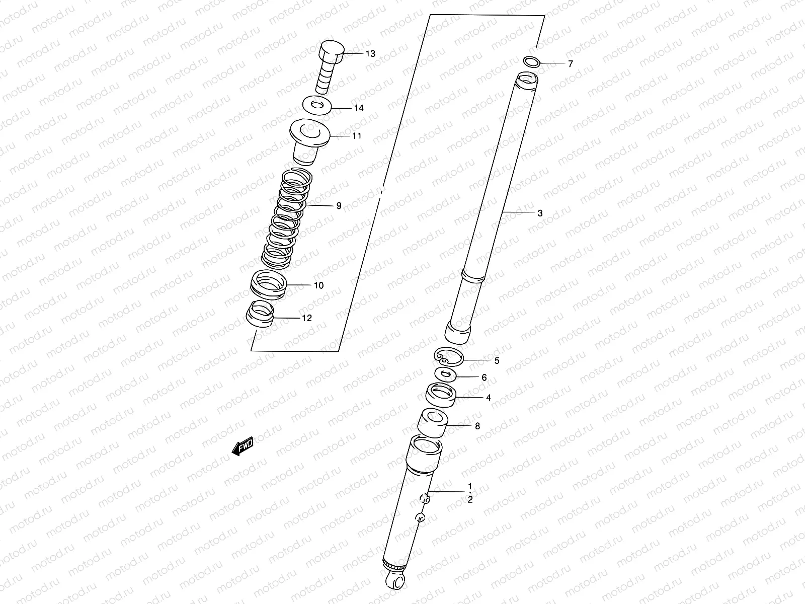 36 - FRONT FORK DAMPER