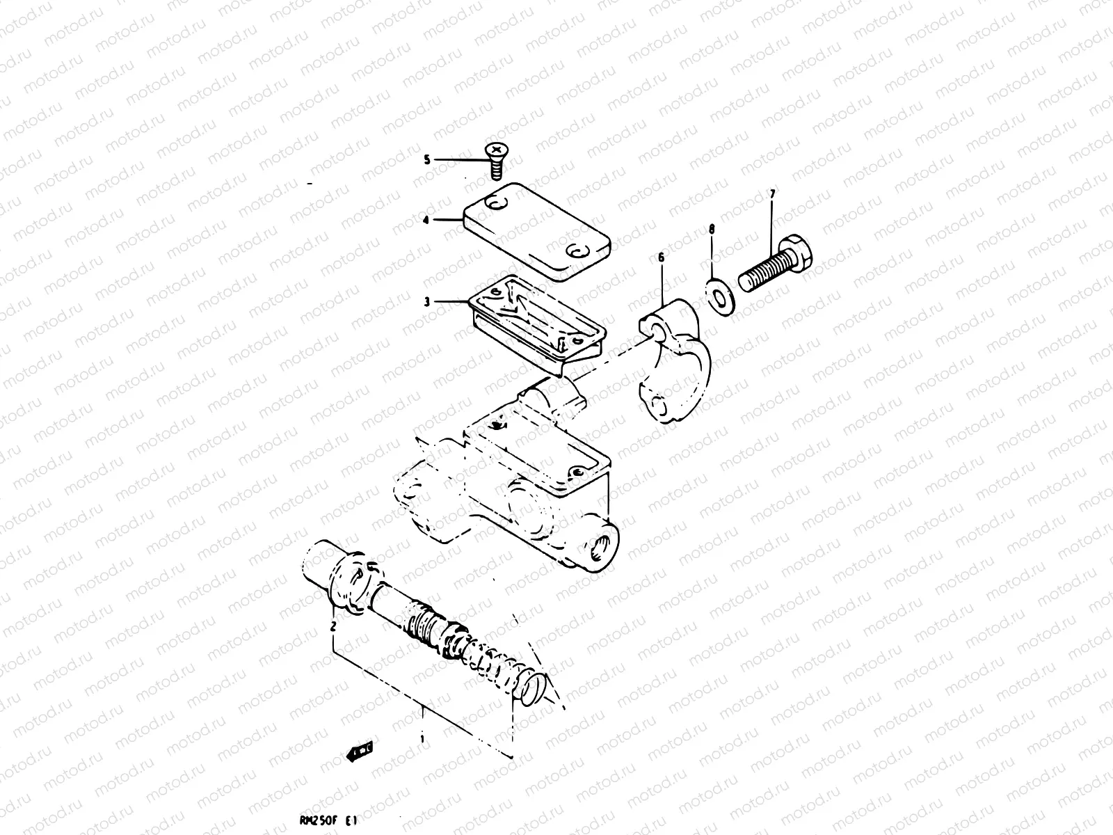 36 - FRONT MASTER CYLINDER (MODEL F)