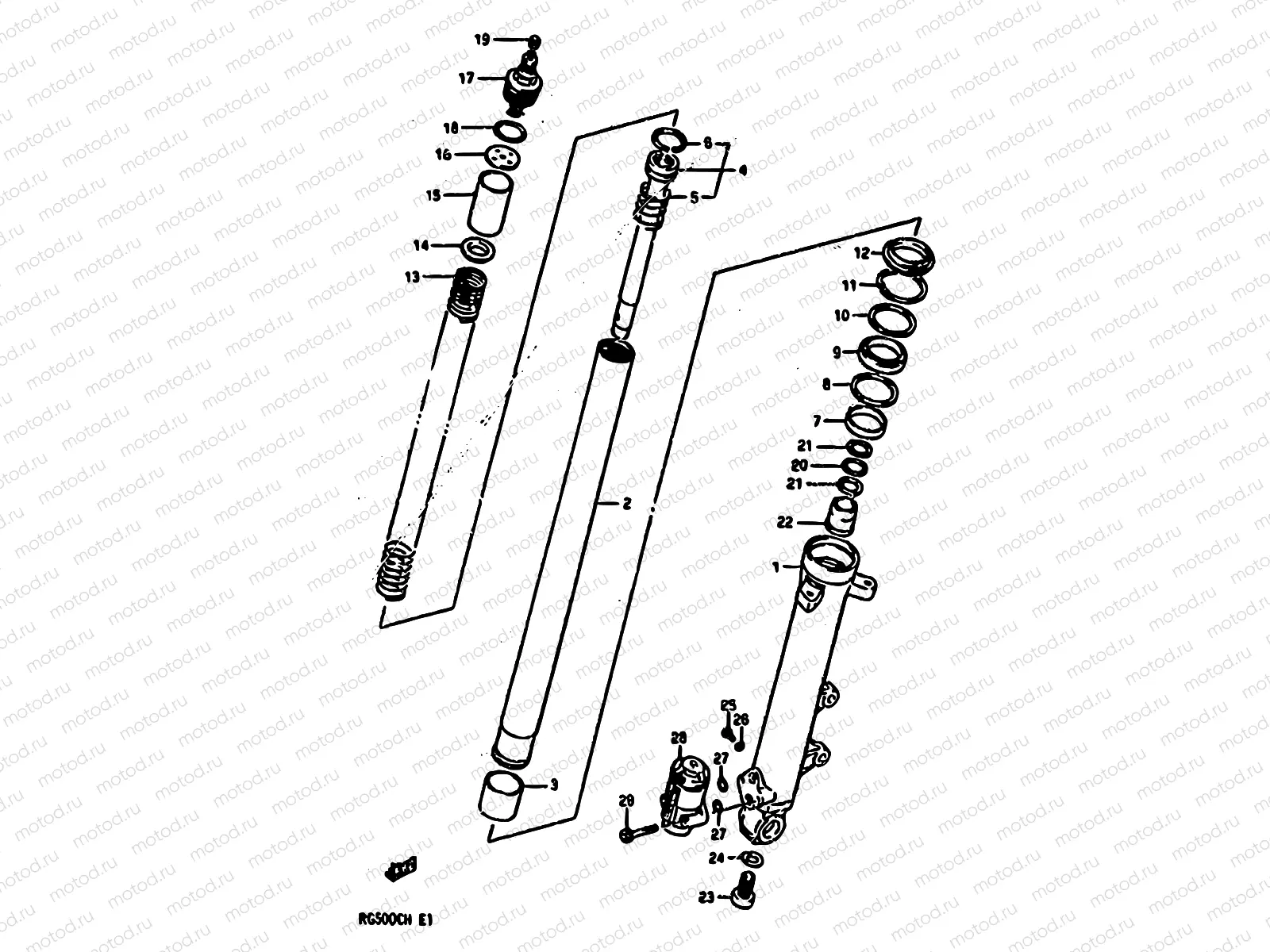 36 - FRONT RIGHT DAMPER