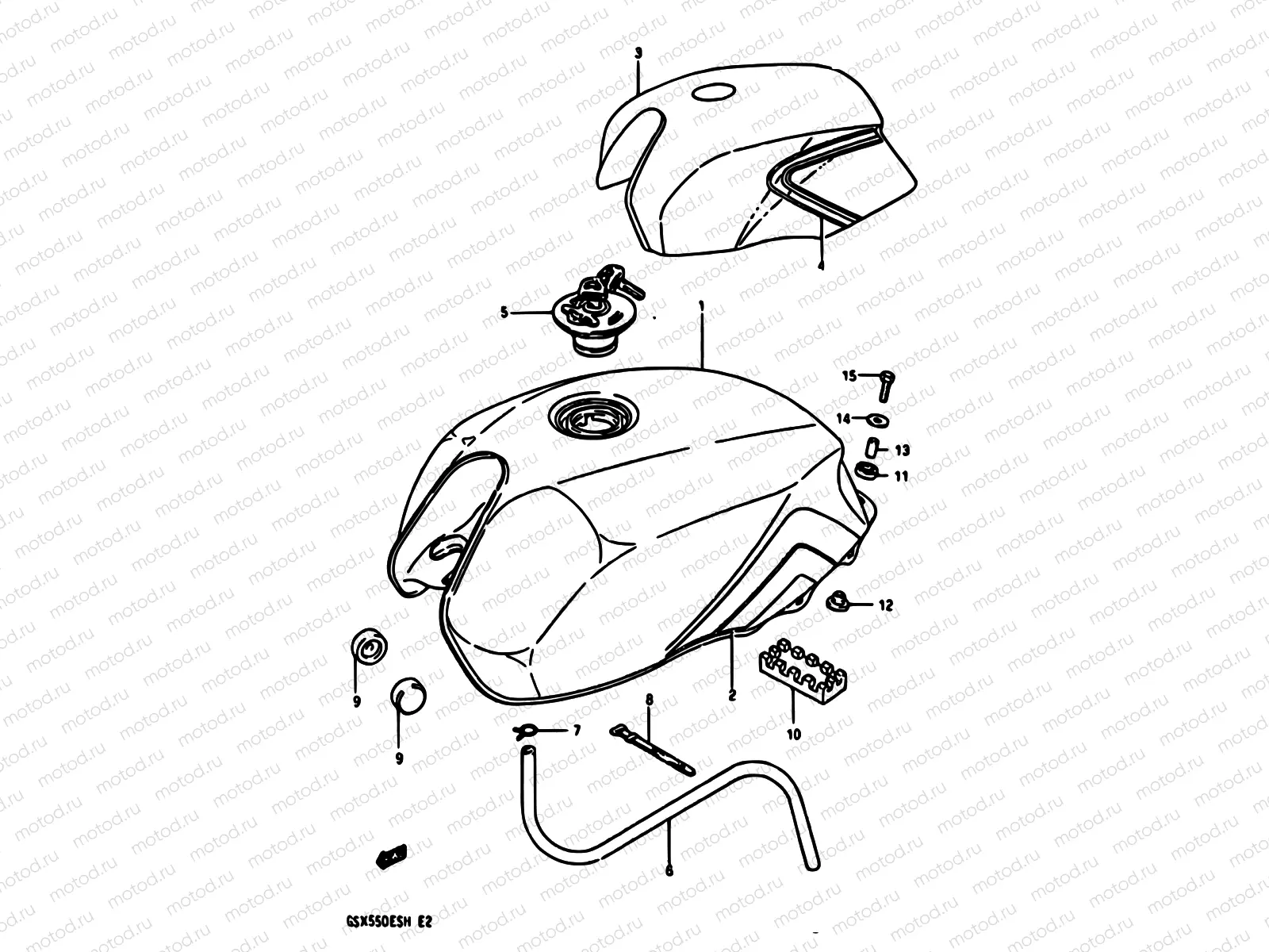 36 - FUEL TANK (GSX550ESF/ESG)