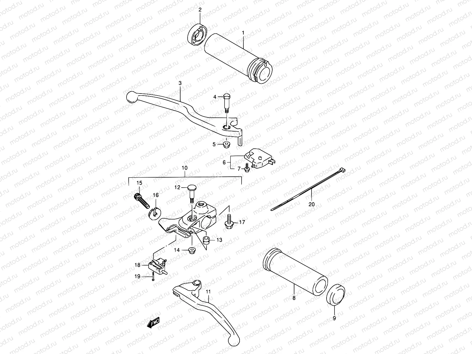 36 - HANDLE LEVER