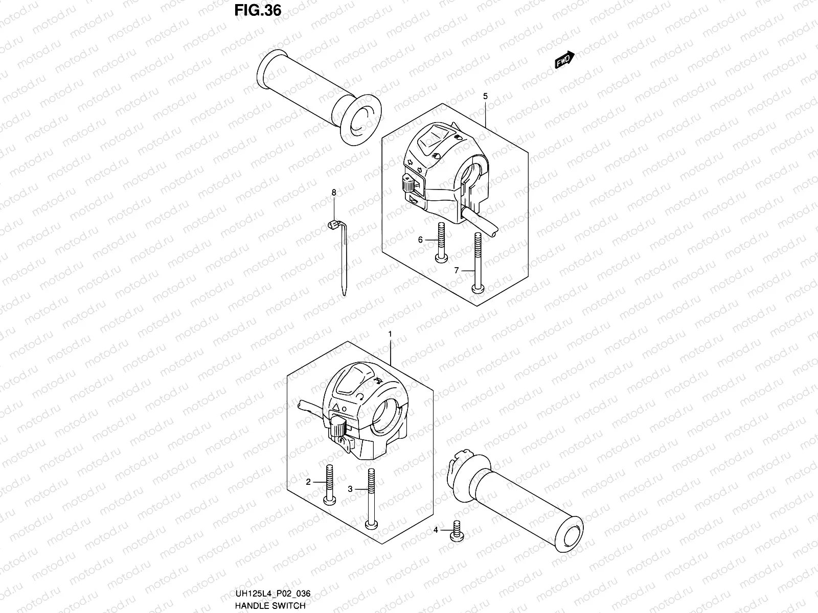 36 - HANDLE SWITCH