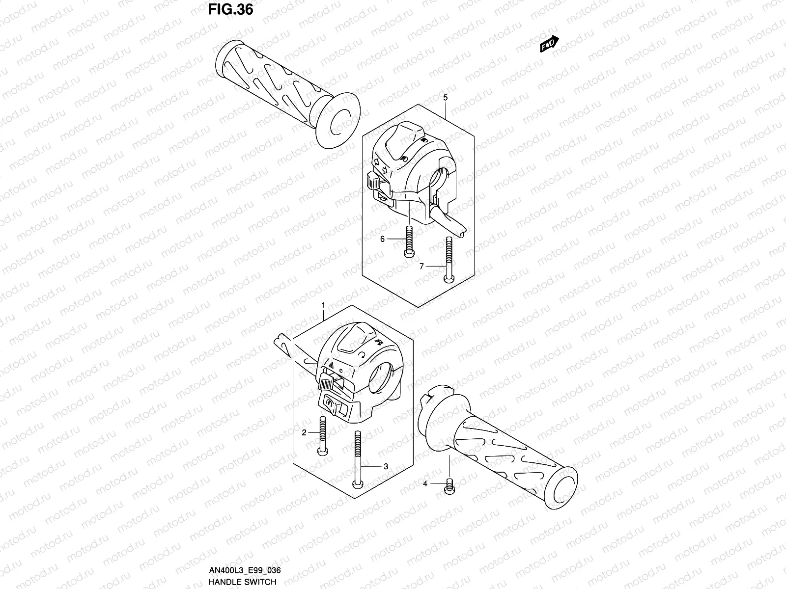 36 - HANDLE SWITCH