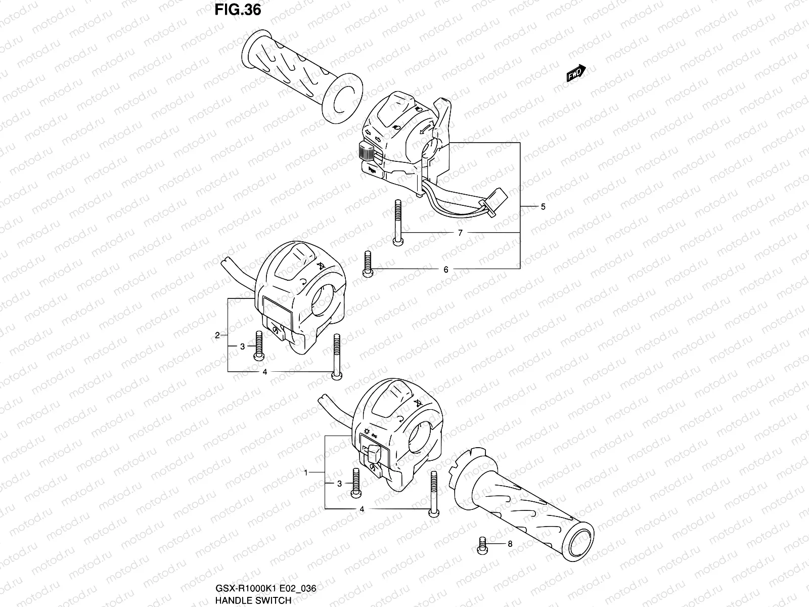 36 - HANDLE SWITCH