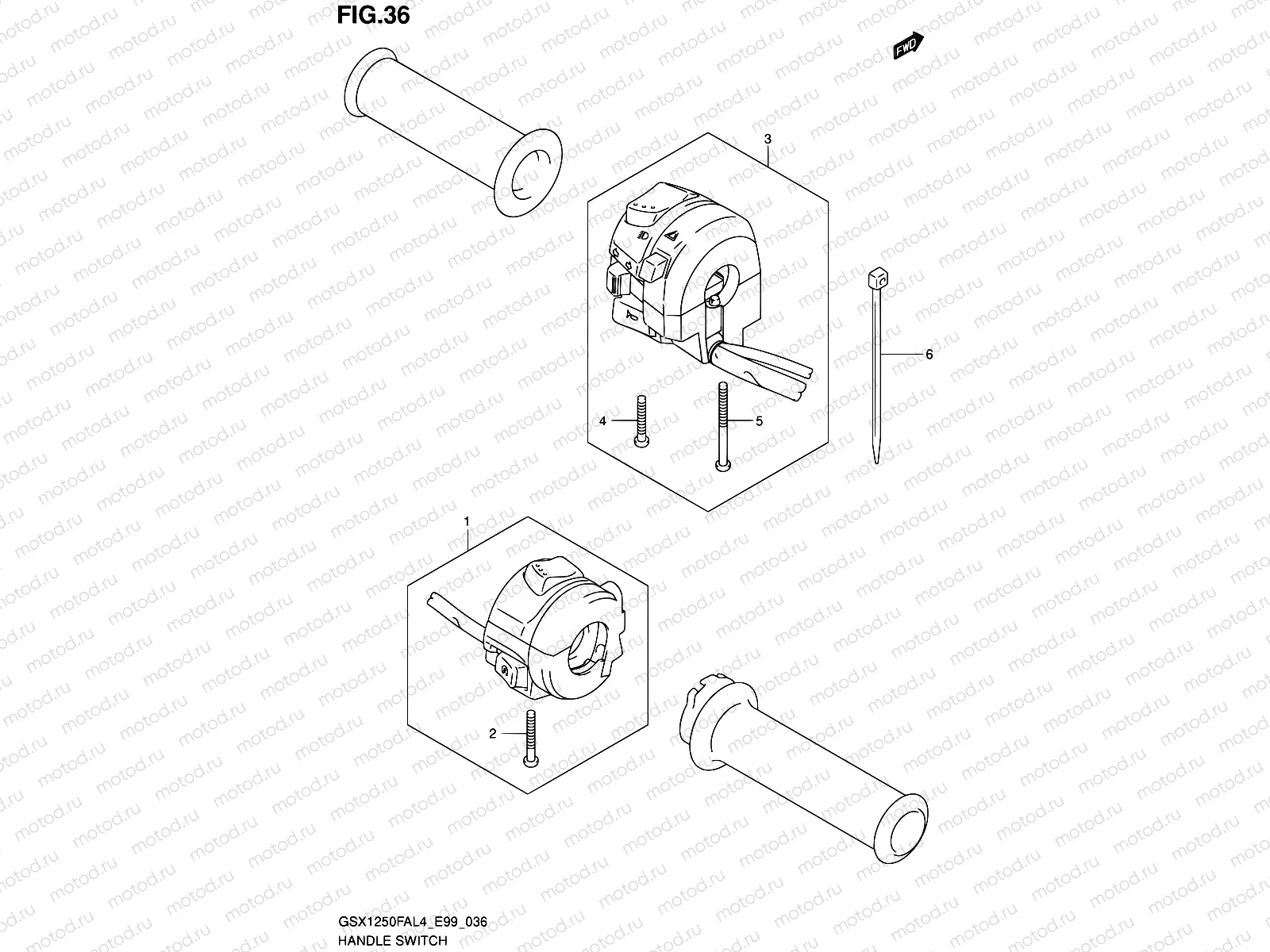 36 - HANDLE SWITCH