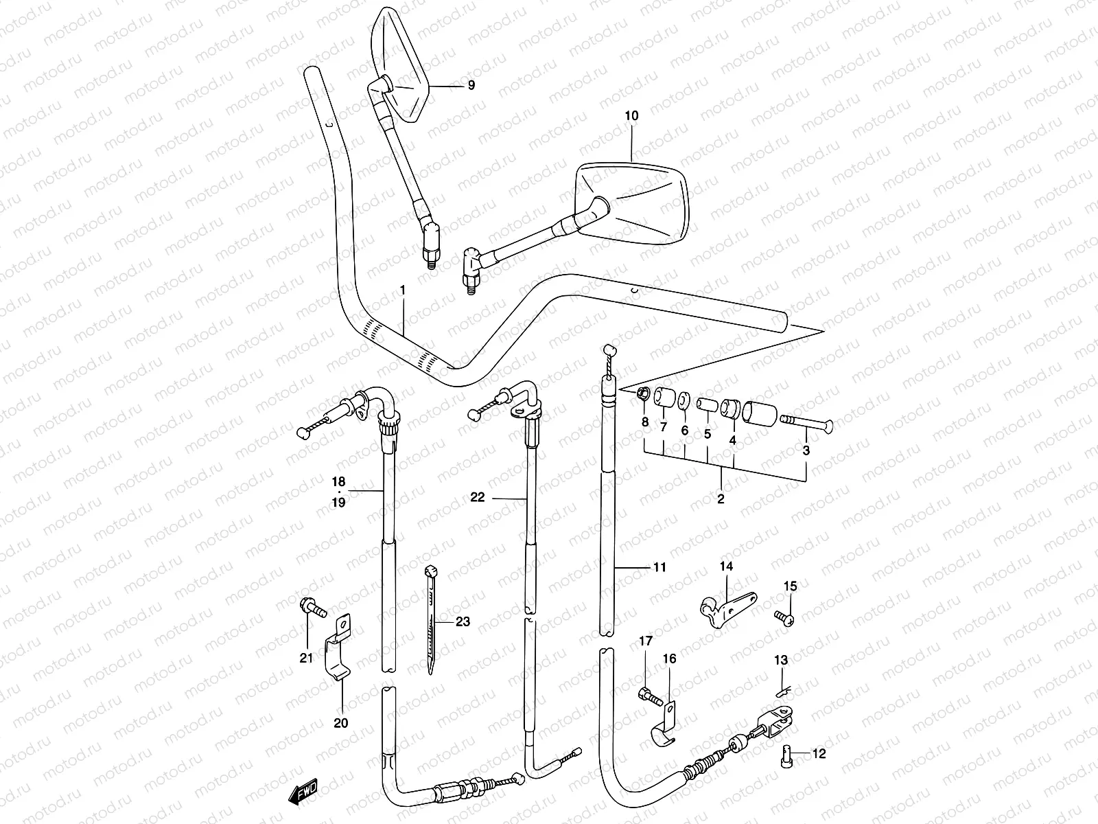 36 - HANDLEBAR