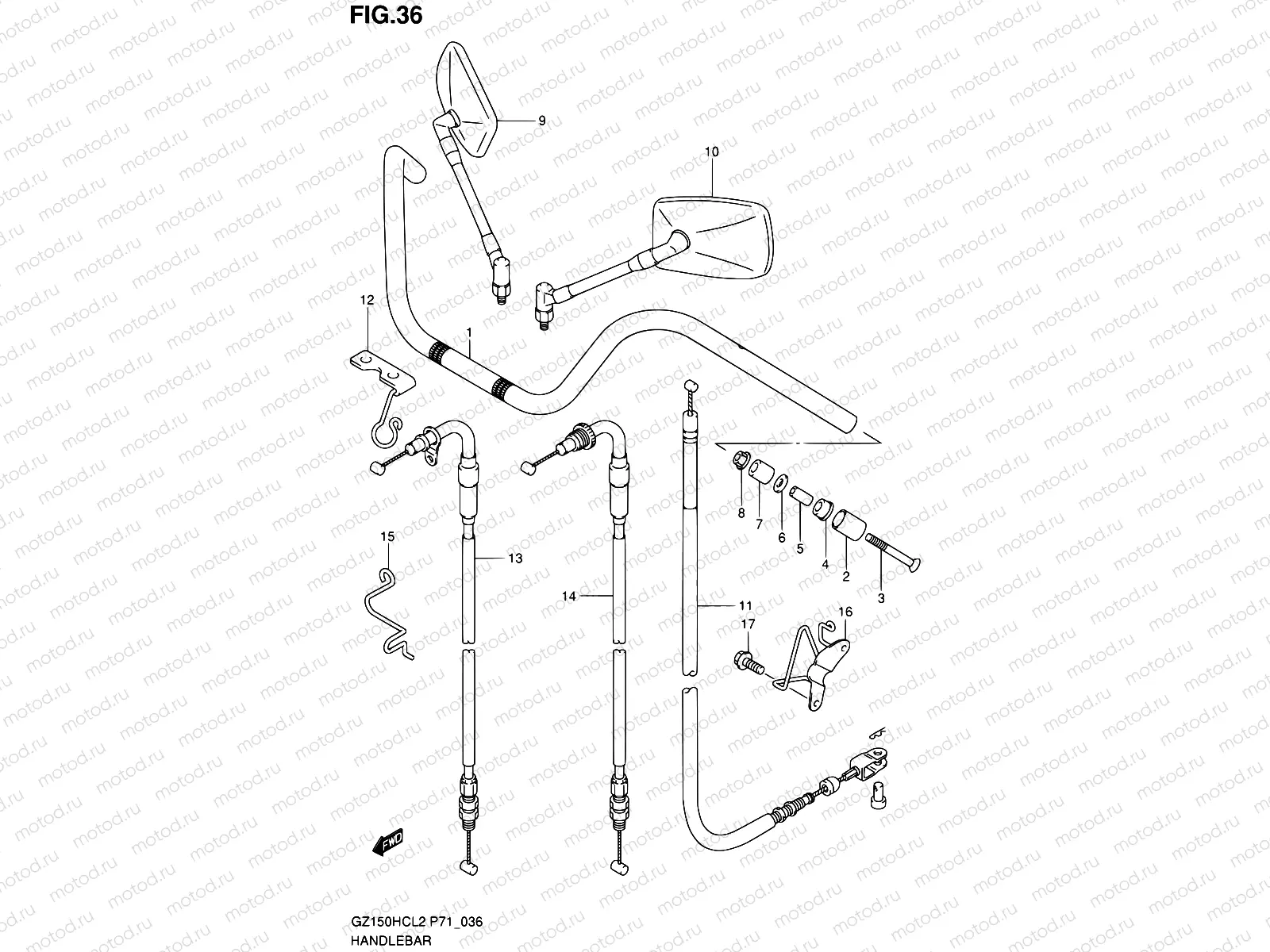 36 - HANDLEBAR
