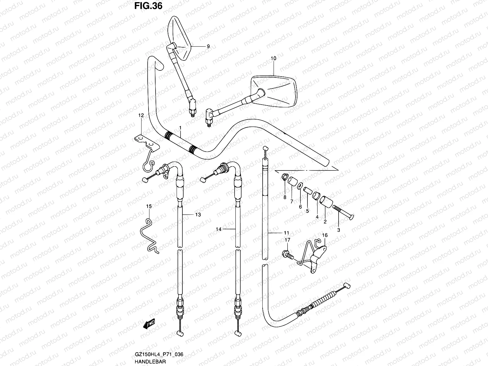 36 - HANDLEBAR