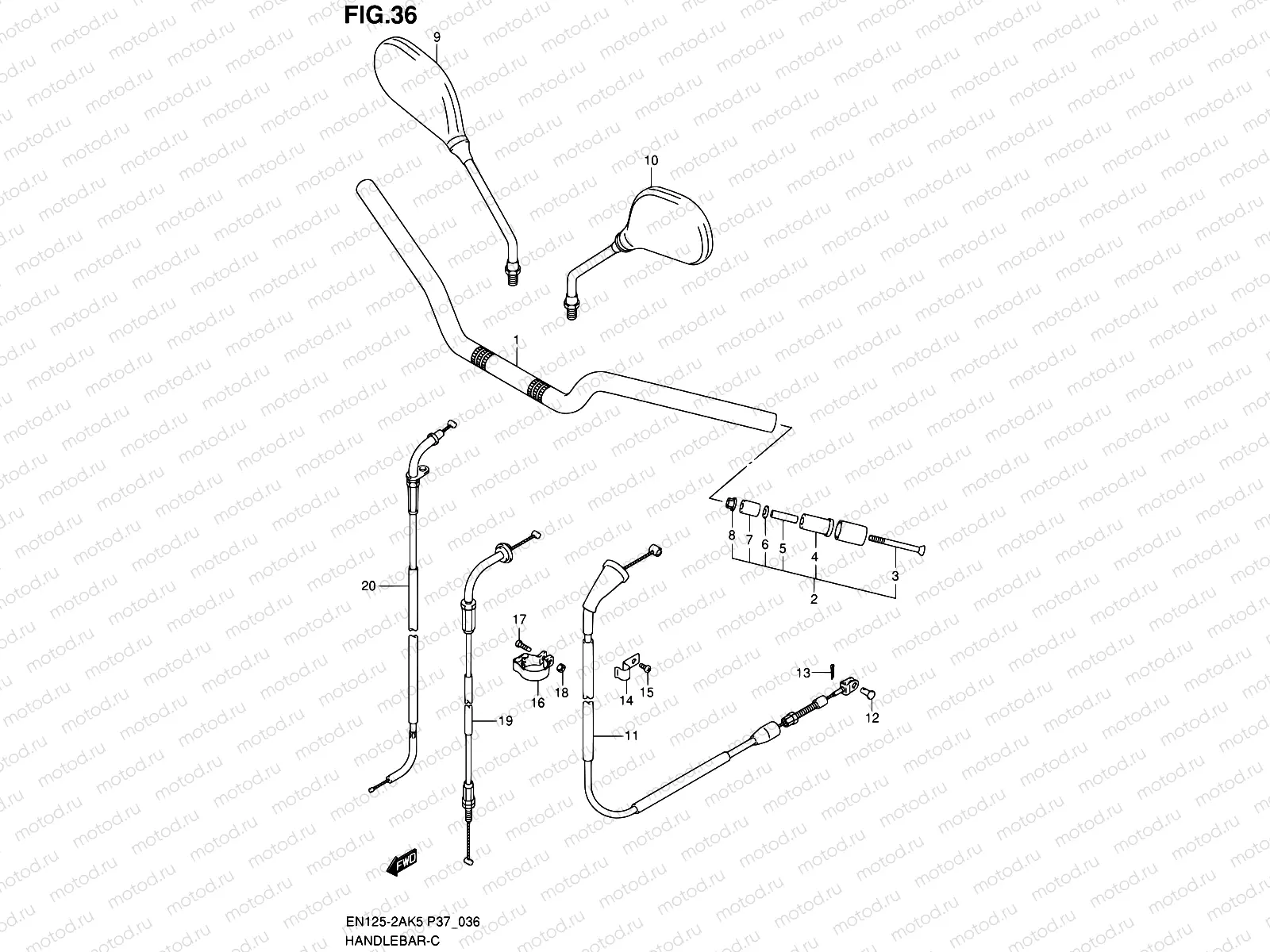 36 - HANDLEBAR