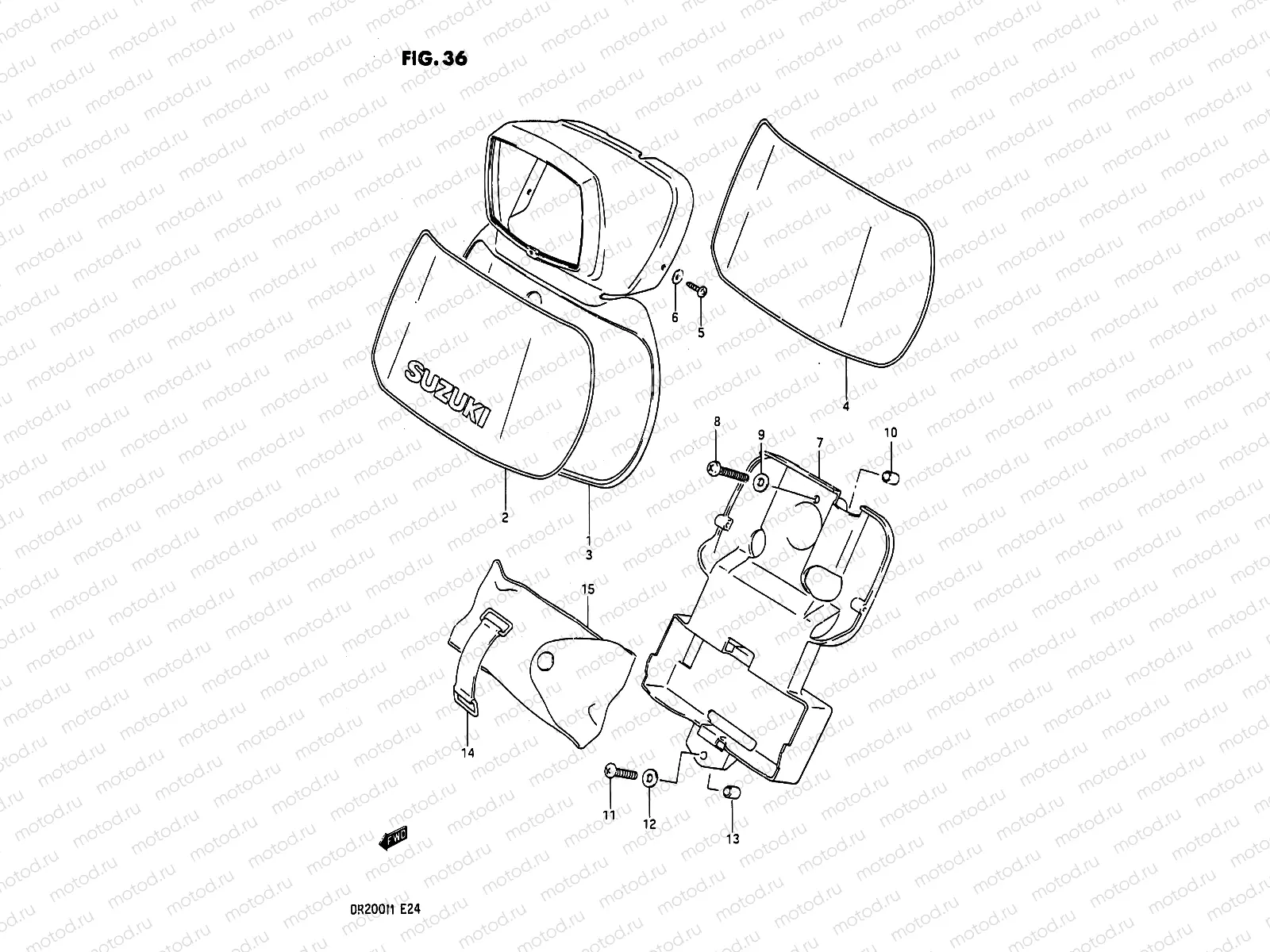 36 - HEADLAMP HOUSING