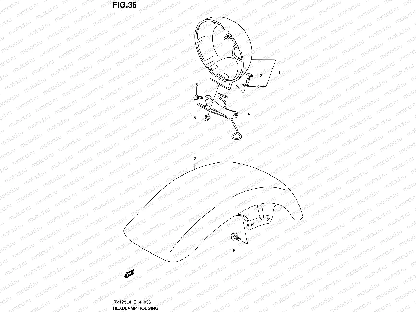 36 - HEADLAMP HOUSING