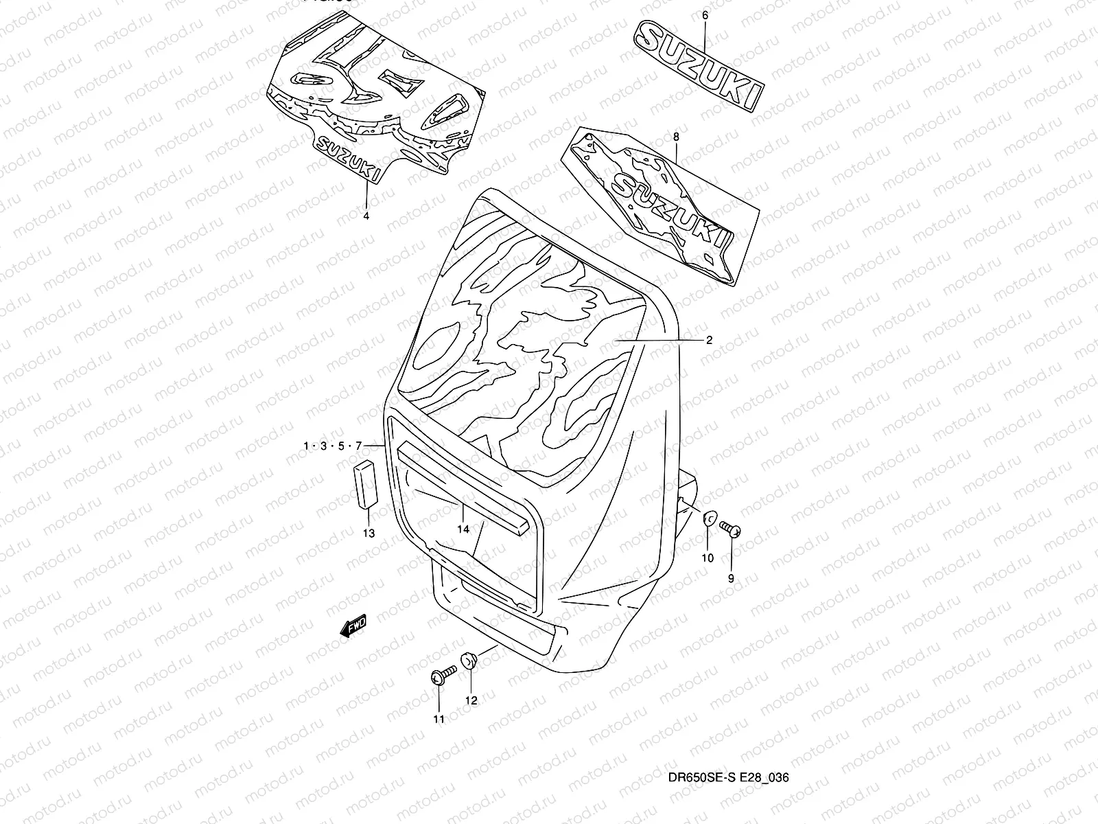 36 - HEADLAMP HOUSING