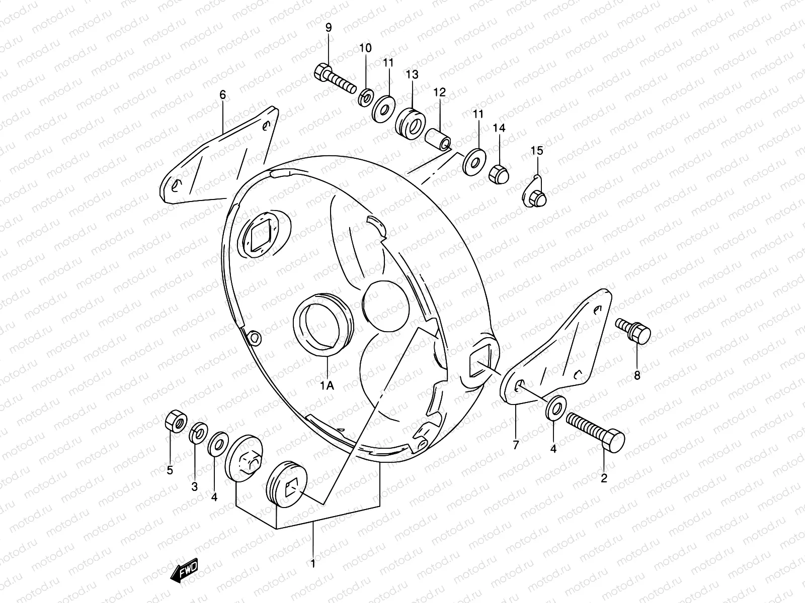 36 - HEADLAMP HOUSING (MODEL K/L/M/N/P)