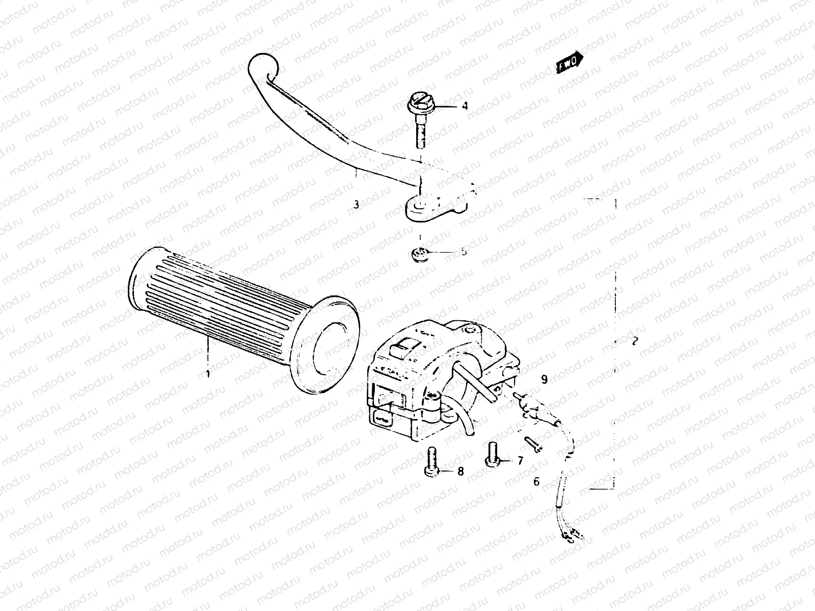 36 - LEFT HANDLE SWITCH