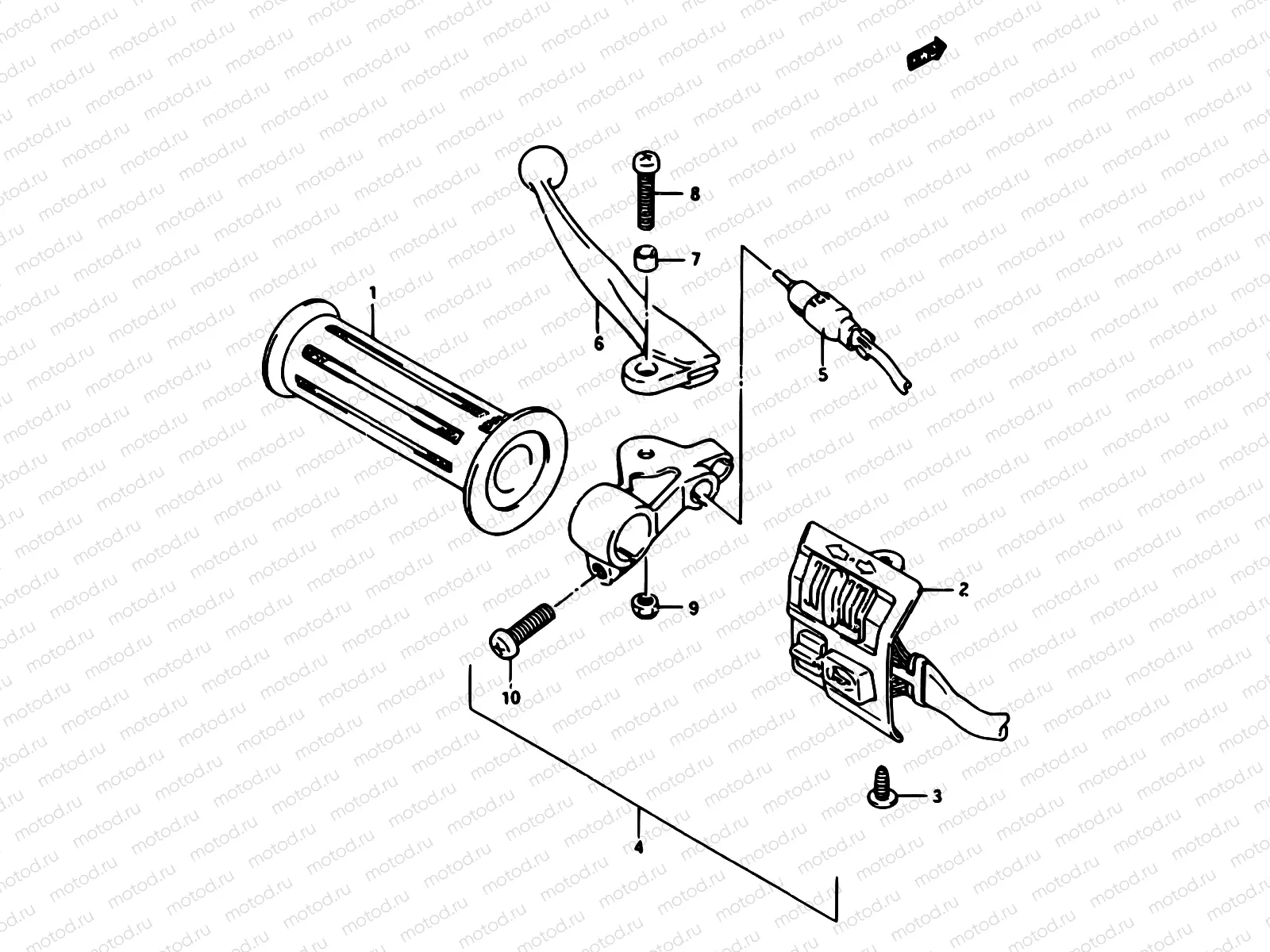 36 - LEFT HANDLE SWITCHFOR P02,P04,P16,P18,P25,P39,P41