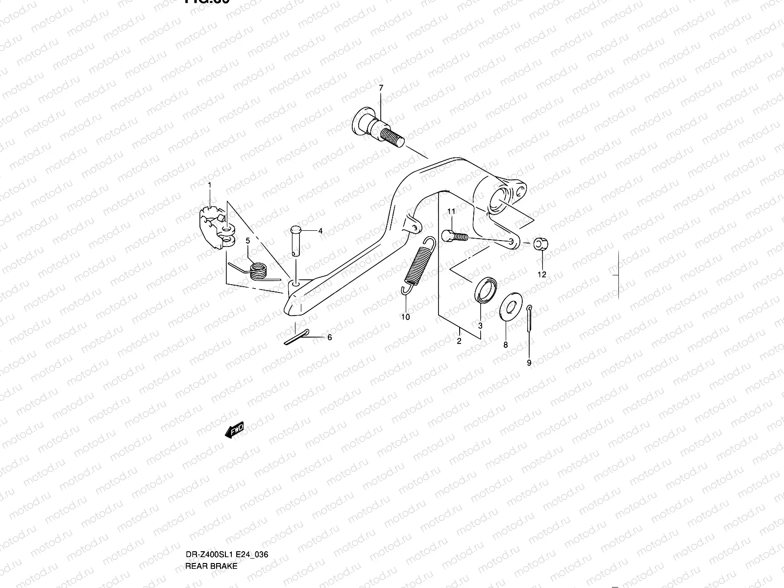 36 - REAR BRAKE