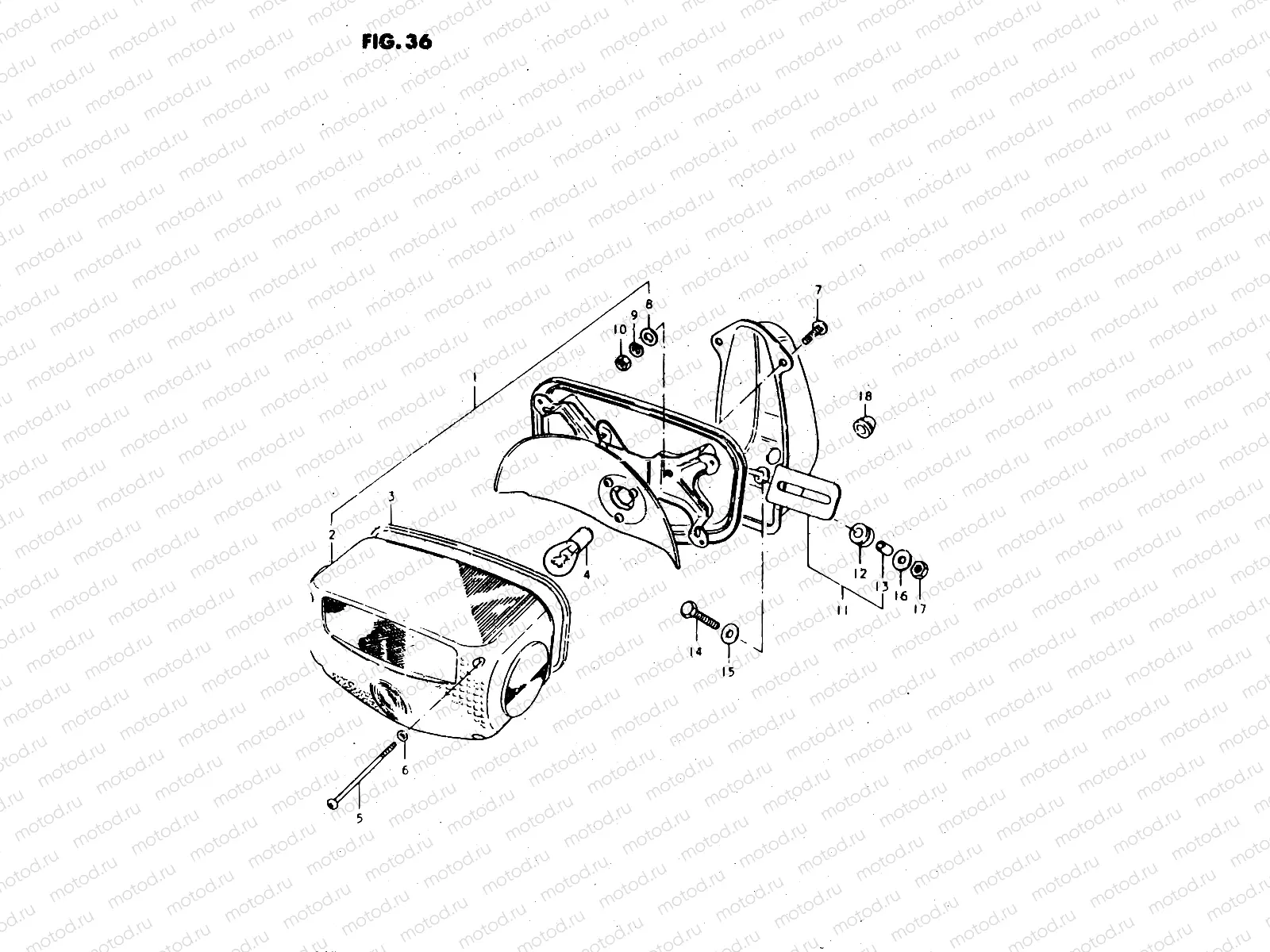 36 - REAR COMBINATION LAMP (E24)