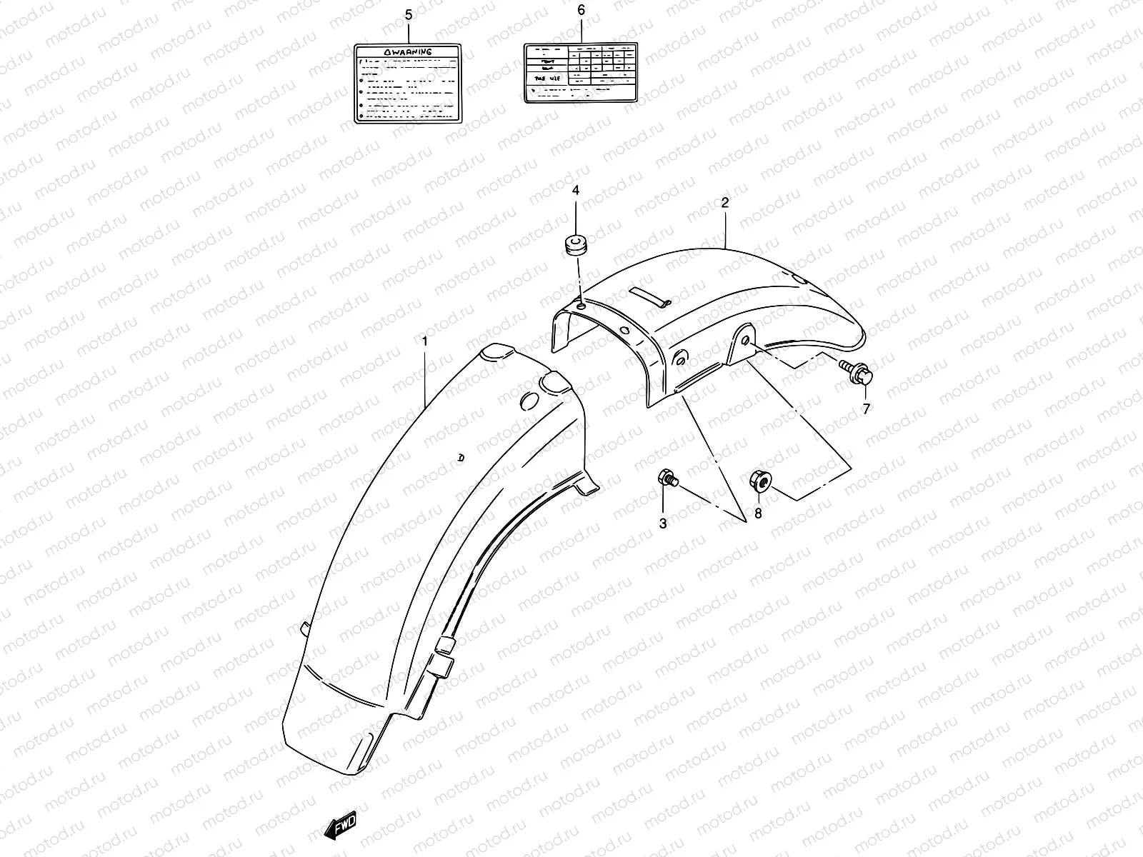 36 - REAR FENDER