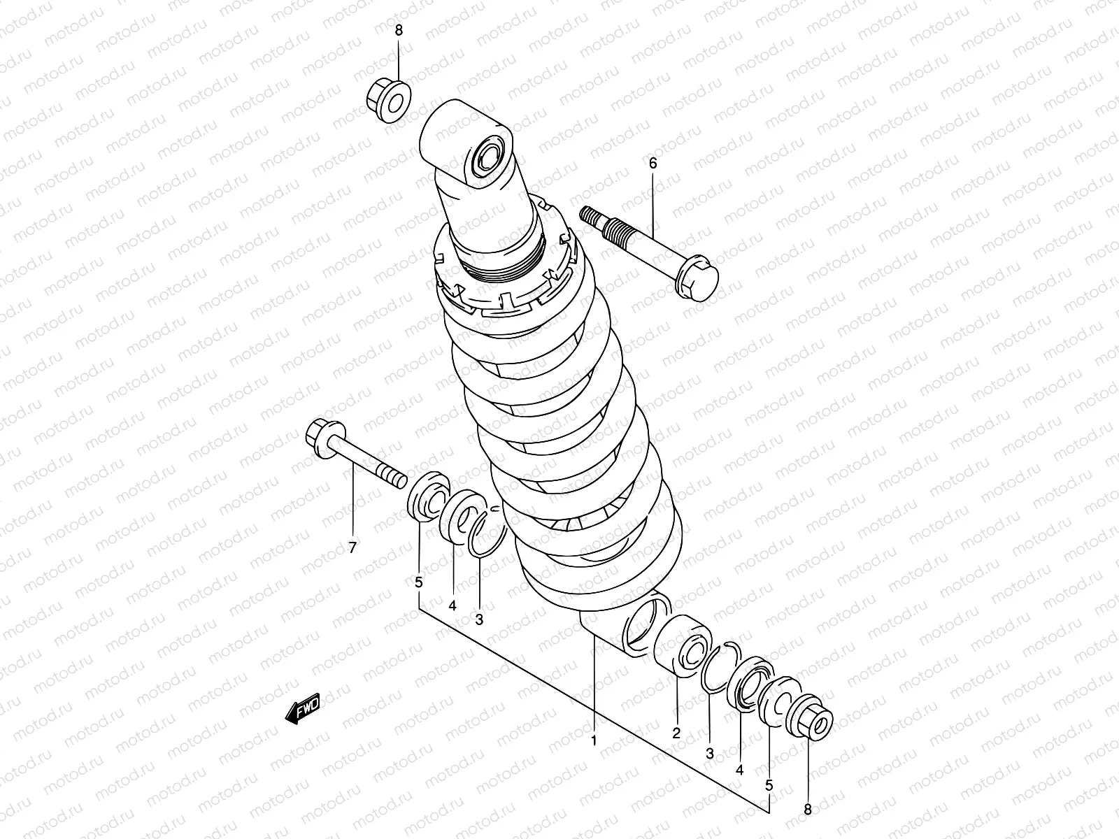36 - REAR SHOCK ABSORBER
